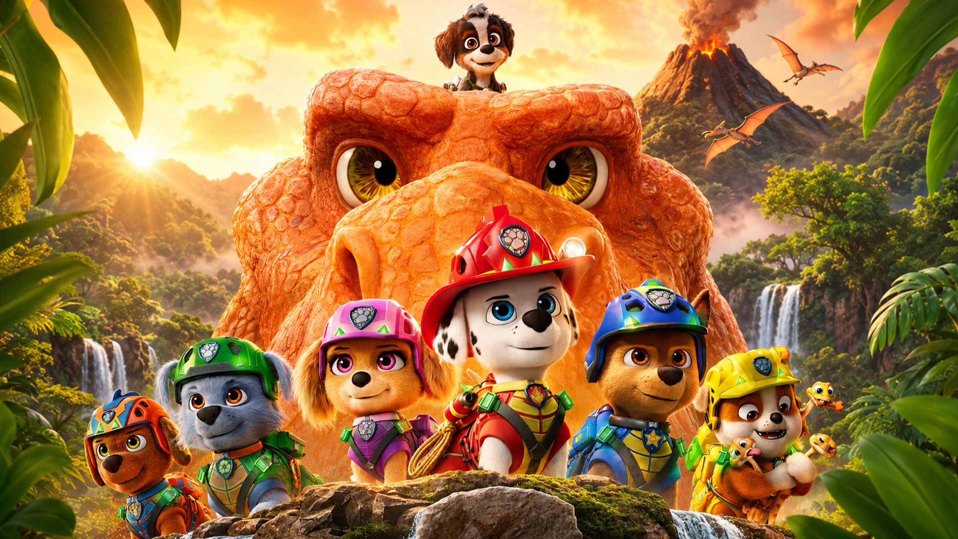 1920x1080 PAW Patrol: The Dino Movie Review: Jurassic Bark