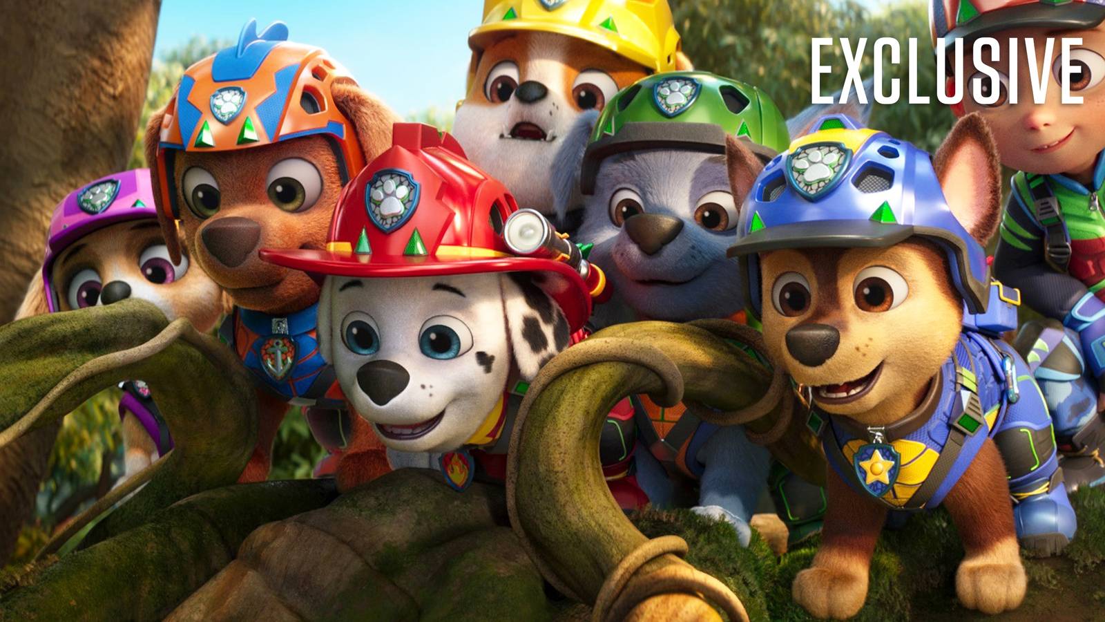 1600x900 The Pups Go Prehistoric in First Look at 'PAW Patrol 3: The Dino Movie'