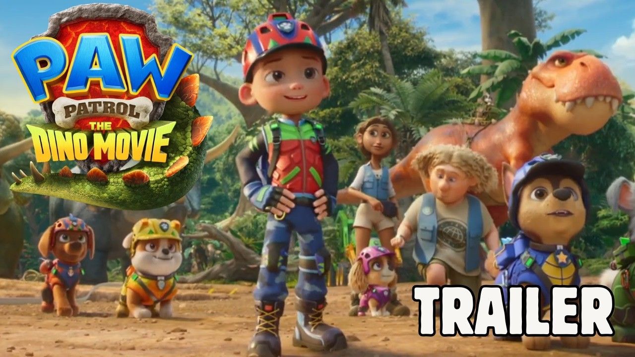 1280x720 Paw Patrol: The Dino Movie - Carter Young, Mckenna Grace, Terry Crews, Meredith MacNeill