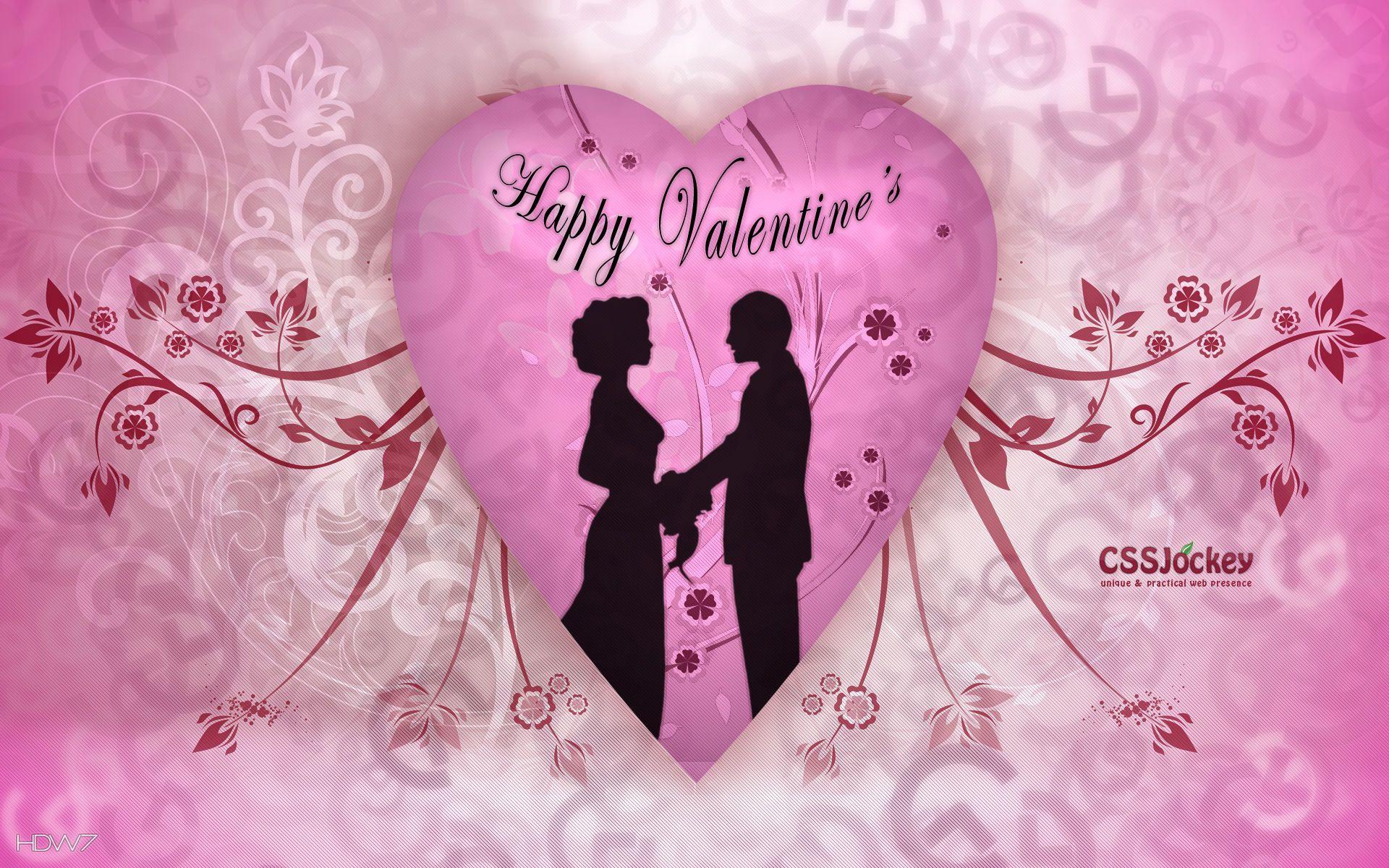 1920x1200 valentines day happy couple pink heart flowers vector love romantic. HD wallpaper gallery