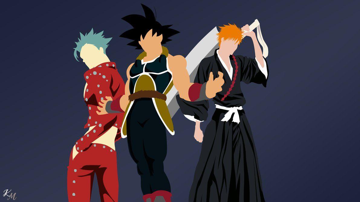 1191x670 Ichigo, Ban, Bardock Wallpaper