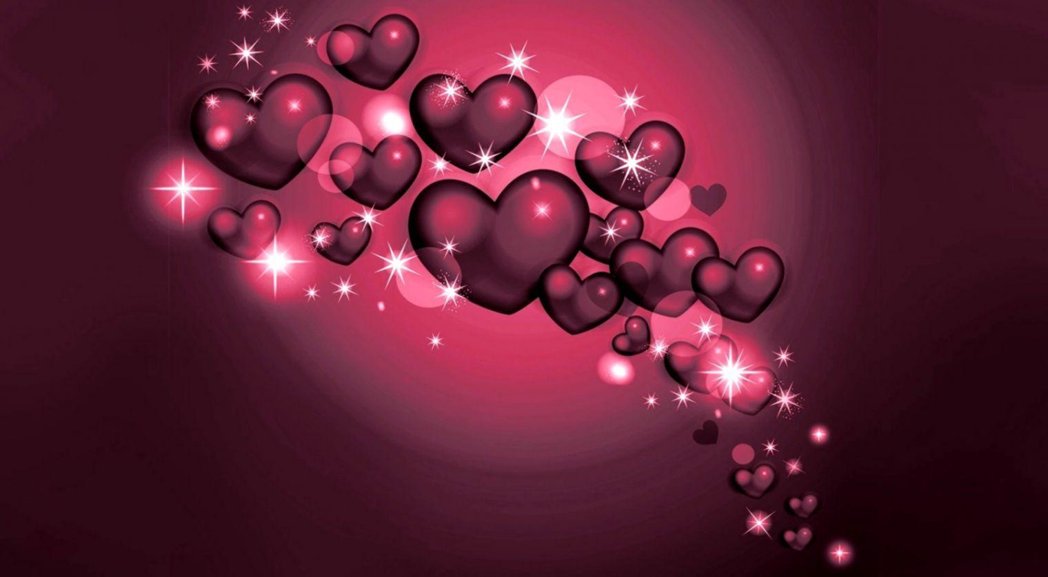1520x837 3D Love Wallpaper Com