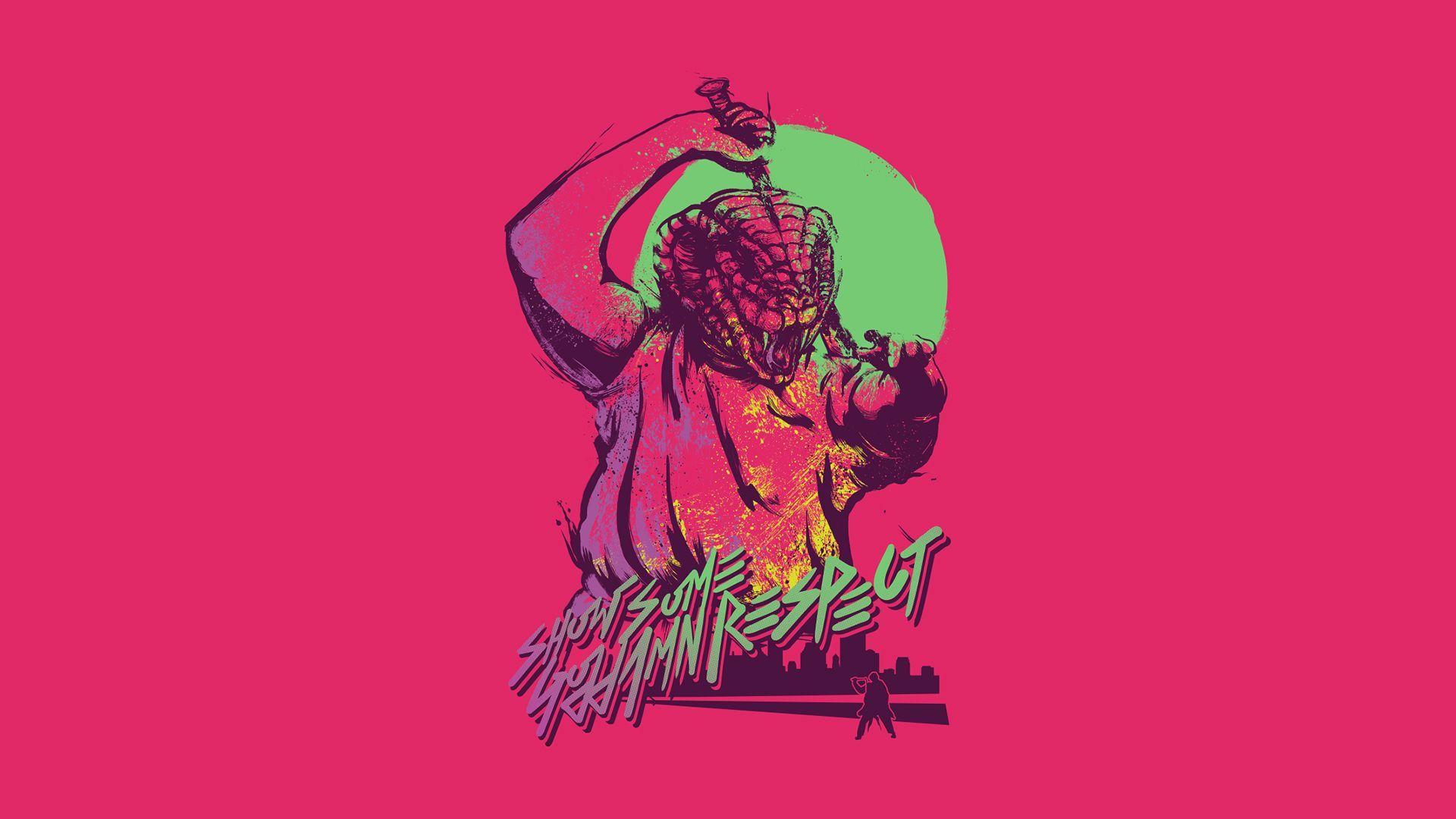 1920x1080 Hotline Miami wallpaper (Artworks by protski.com). Hotline miami, Miami wallpaper, Miami art