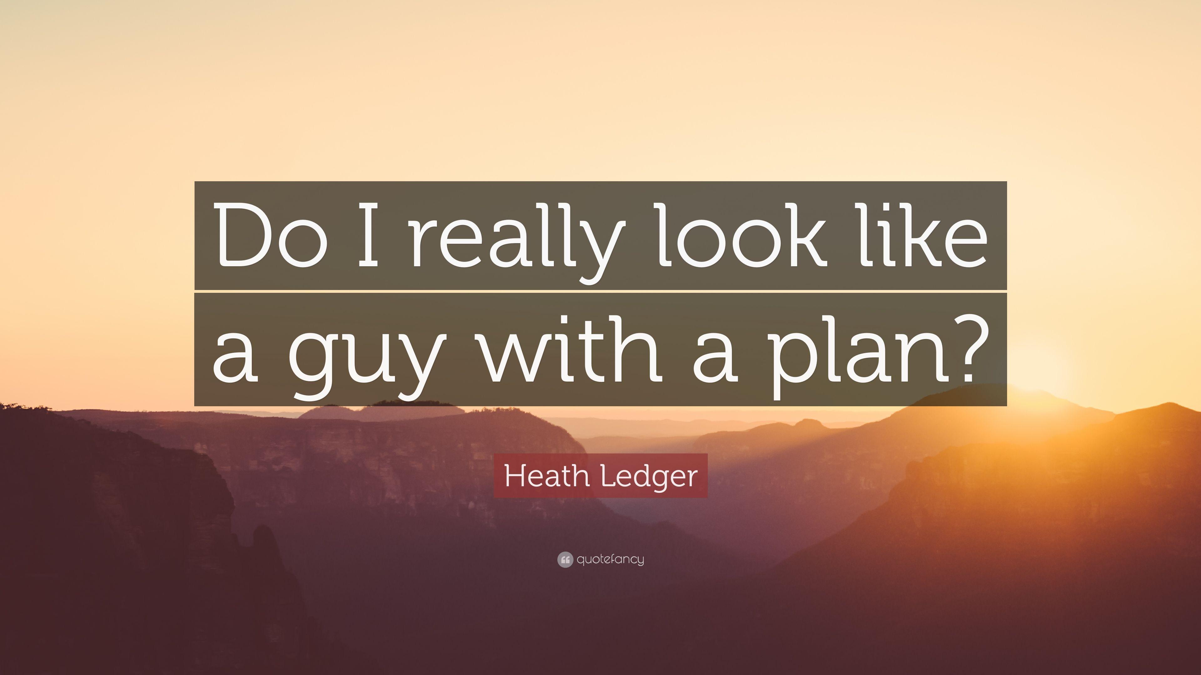 3840x2160 Heath Ledger Quote: “Do I really look like a guy with a plan?” 10