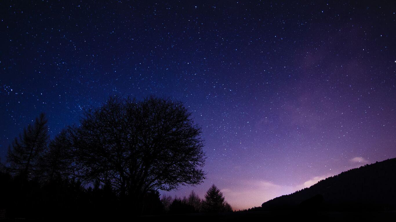 1366x768 Dark Night Stars 1366x768 Resolution HD 4k Wallpaper, Image, Background, Photo and Picture