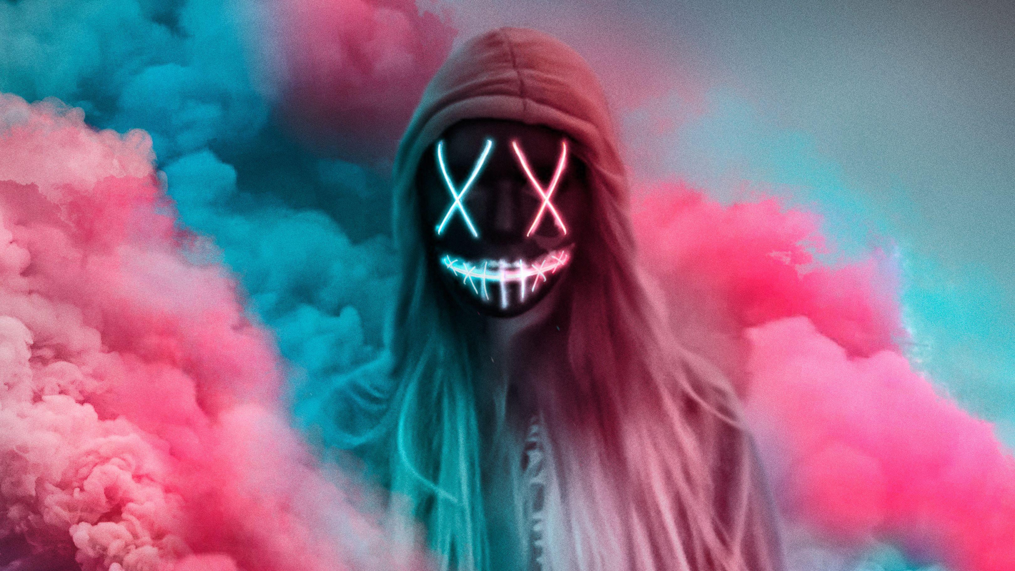3240x1822 Gas Mask Girl Wallpaper