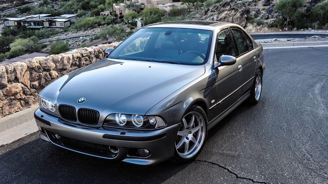 1366x768 Download wallpaper 1366x768 bmw, m e silver, side view tablet, laptop HD background