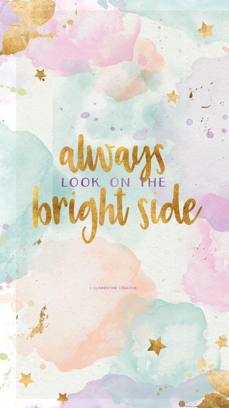 Pinterest Watercolor Calligraphy Quotes Wallpaper