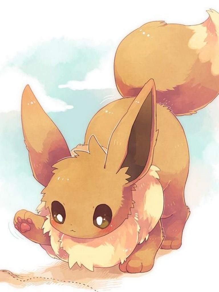768x1024 Eevee HD Wallpaper