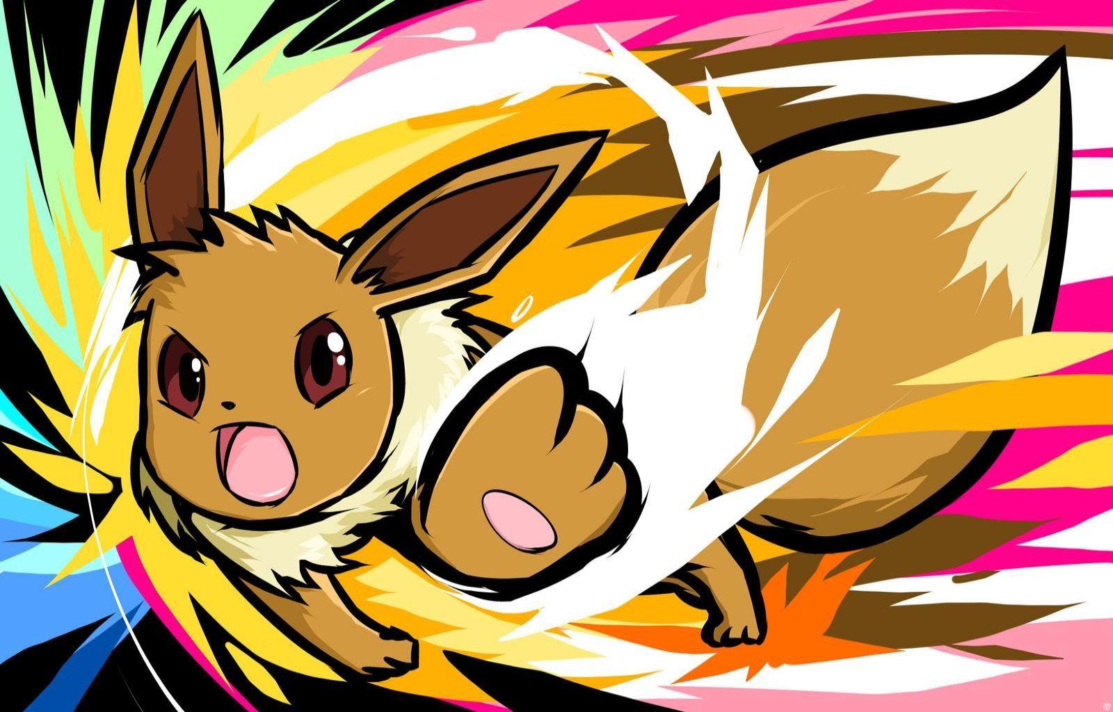 1600x1024 Eevee Using Double Edge Wallpaper & Background Download