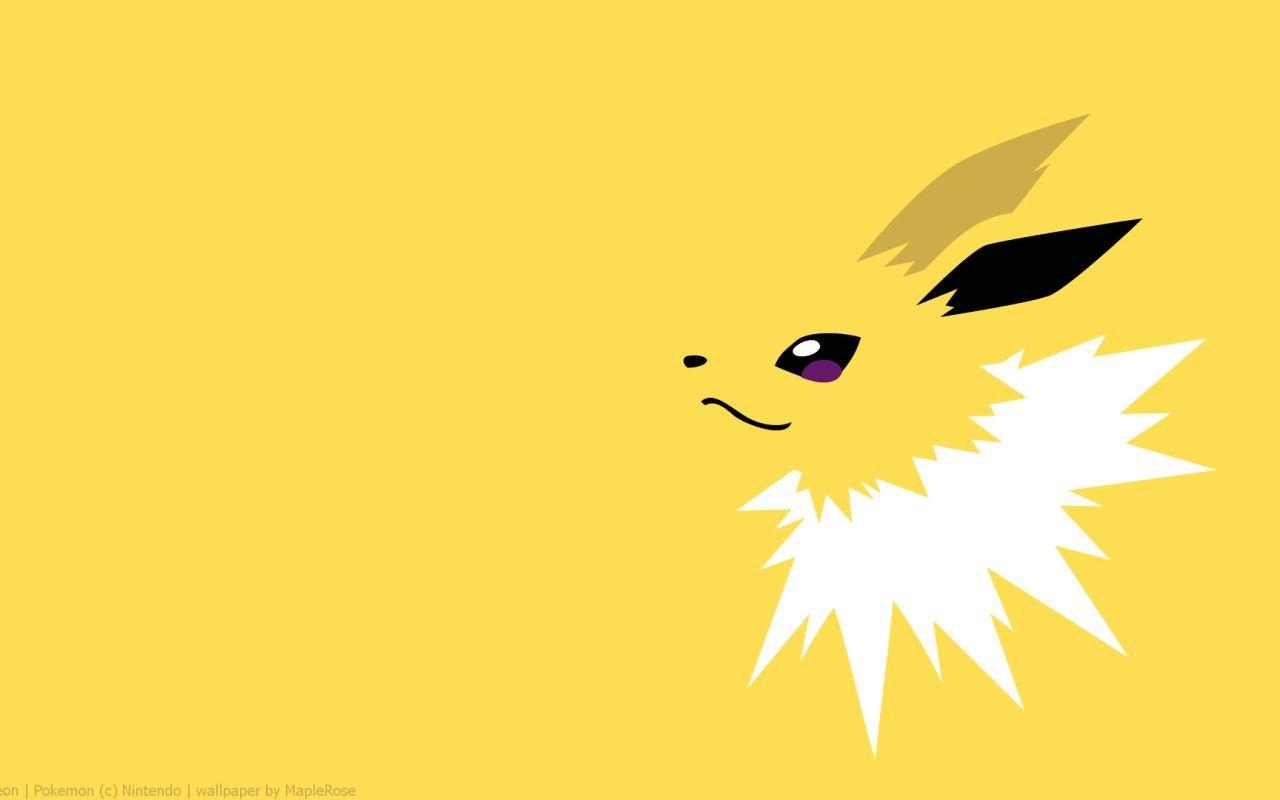 1280x800 Eevee, Eeveelution, Jolteon, Minimal, Pokemon HD Wallpaper & Background • 10642 • Wallur