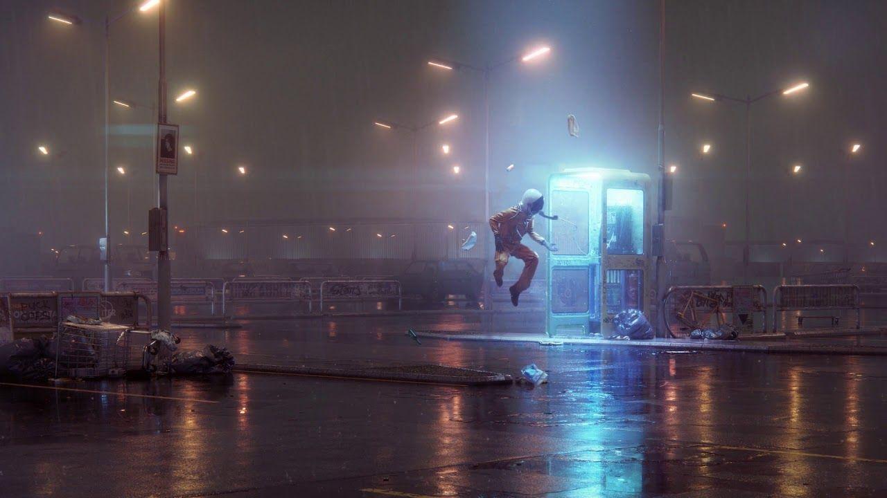 1280x720 Astronaut Floating HD Live Wallpaper