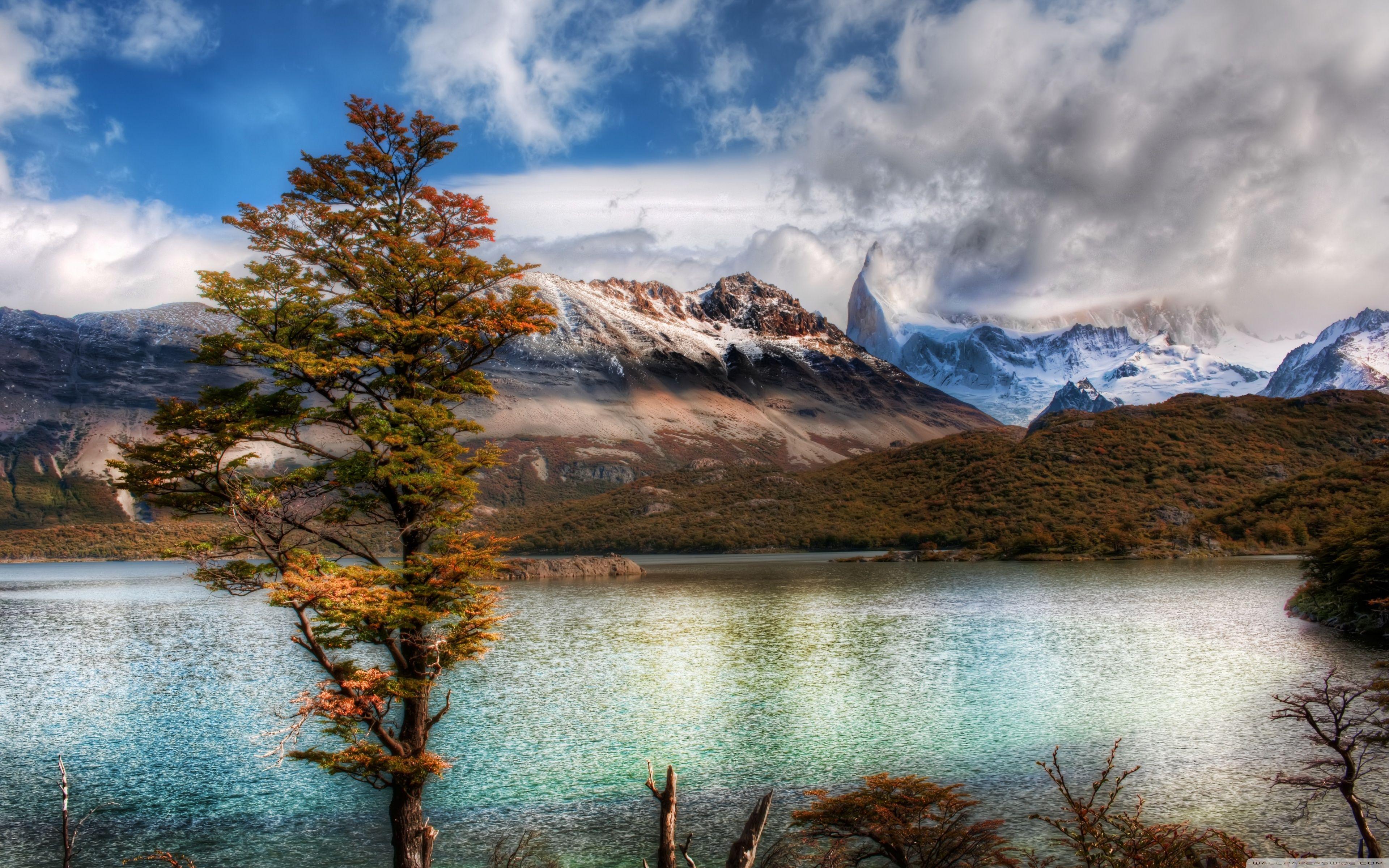 3840x2400 Emerald Lake In The Andes Ultra HD Desktop Background Wallpaper for 4K UHD TV : Multi Display, Dual Monitor : Tablet