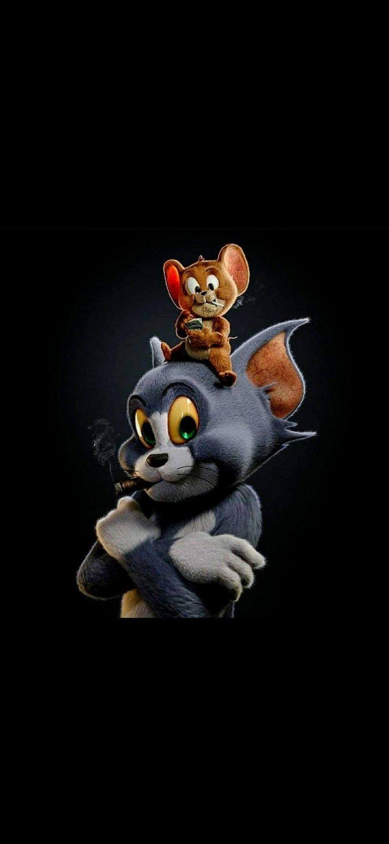 Hình nền Tom và Jerry 768x1664 Tải xuống cho Android Amoled Screen ⋆ Traxzee