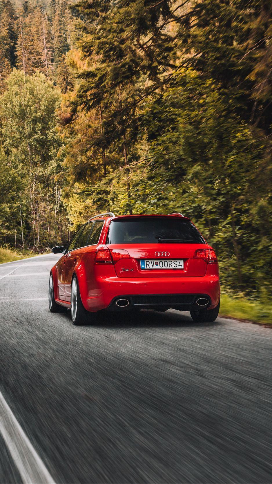 938x1668 Download Wallpaper 938x1668 Audi Rs4 Audi, Car, Rear View, Traffic, Road Iphone 8 7 6s 6 For Parallax HD Background
