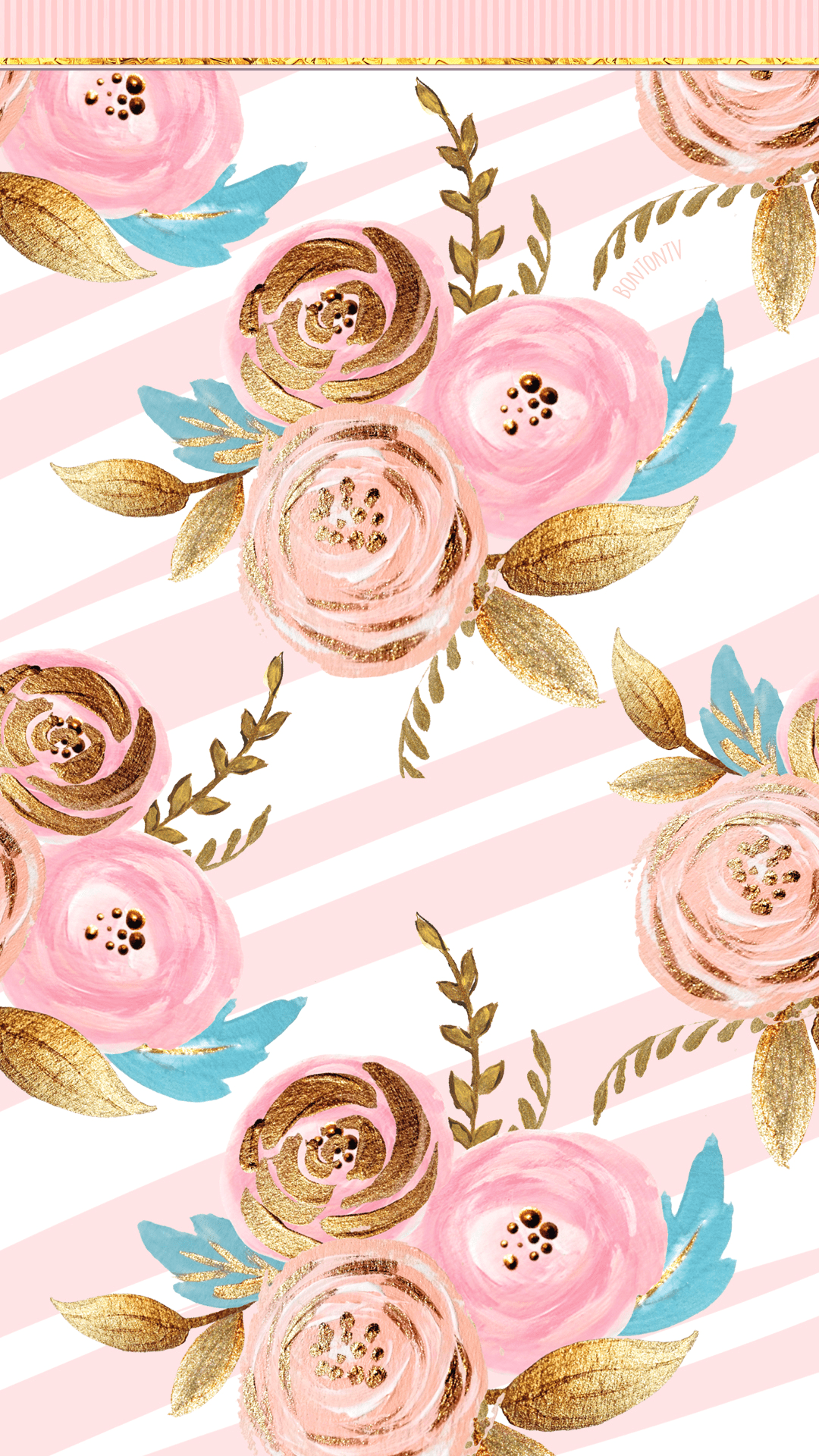 1080x1920 Phone Wallpaper HD Cute Glittery Gold Roses BonTon TV Background 1080x1920. Gold wallpaper background, Gold wallpaper iphone, Flower phone wallpaper