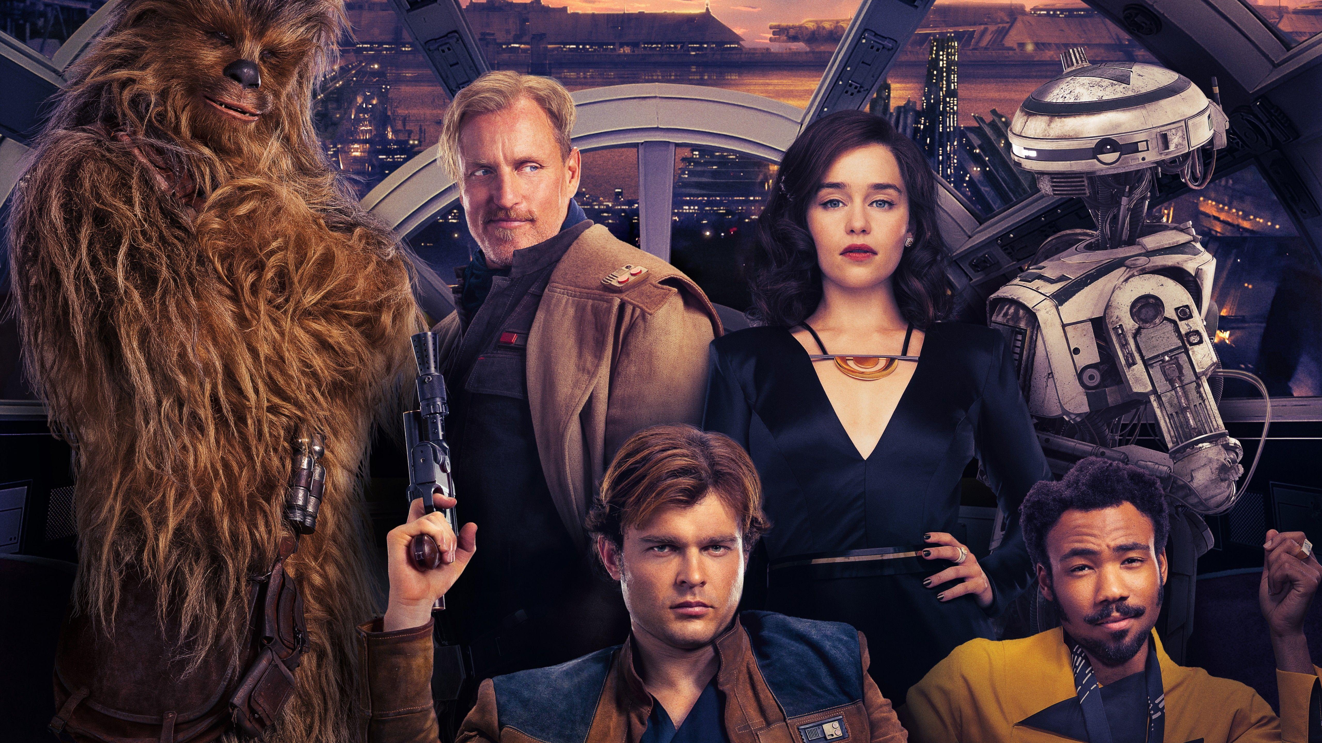 5120x2880 Tải xuống 5120x2880 Solo: A Star Wars Story, Emilia Clarke, Hình nền Woody Harrelson