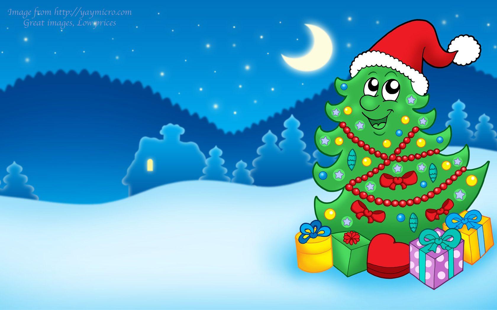 1680x1050 Free Animated Christmas Wallpaper for Desktop