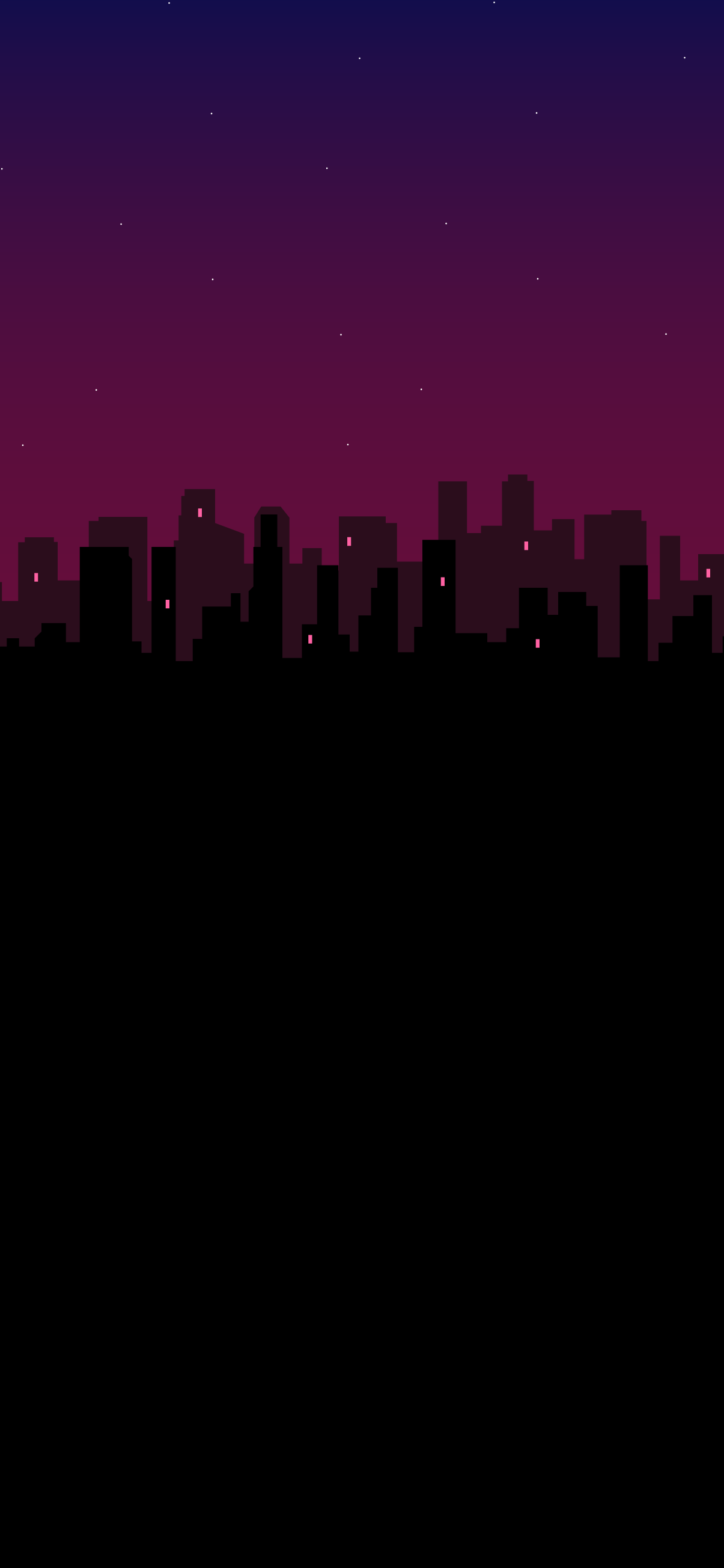 1205x2609 Amoled minimal city night 2