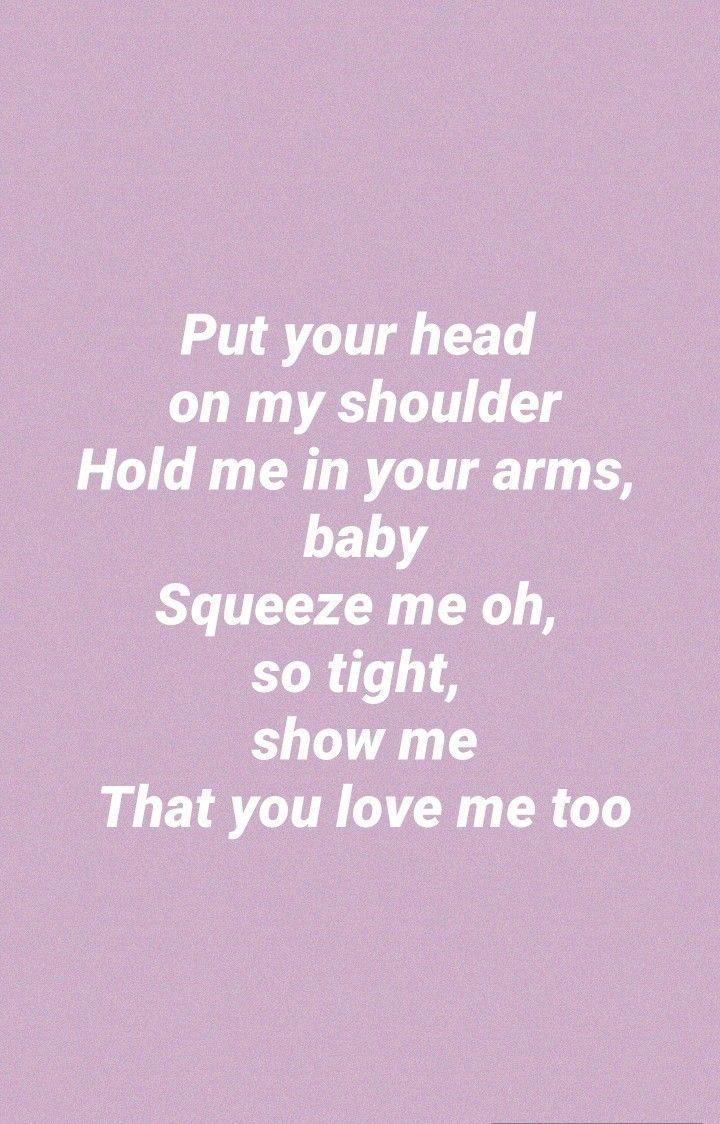 720x1124 Put your head on my shoulder Anka. Quirky quotes, Aesthetic songs, Memes quotes