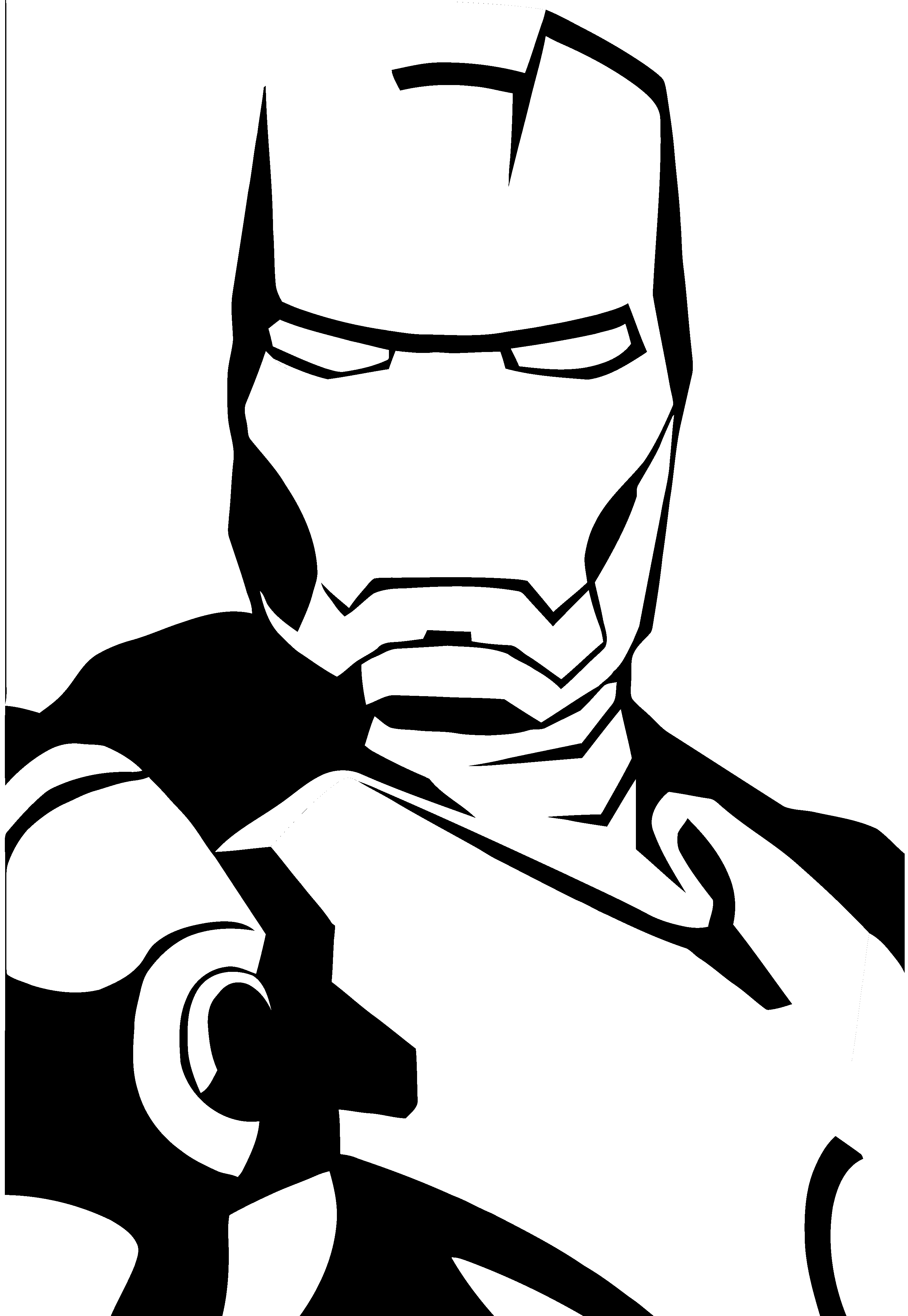black and white iron man wallpaper