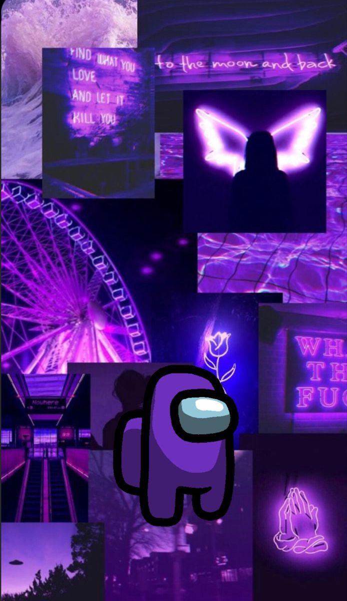 Featured image of post Among Us Aesthetic Wallpaper Light Purple / Vaporwave, music, blue, style, purple, yellow, sunset, background.