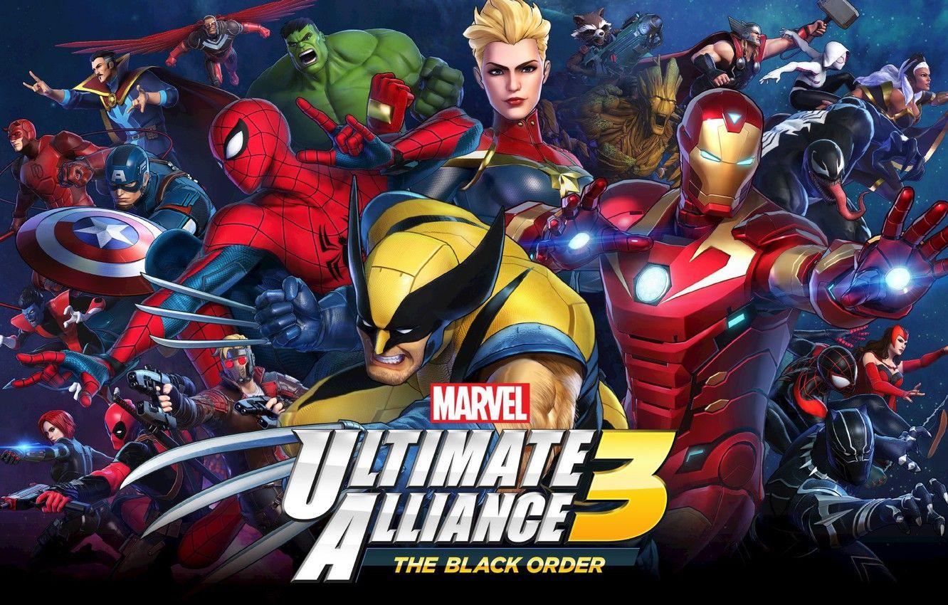 1332x850 Wallpaper Team Ninja, Nintendo Switch, Marvel Ultimate Alliance 3: The Black Order image for desktop, section игры