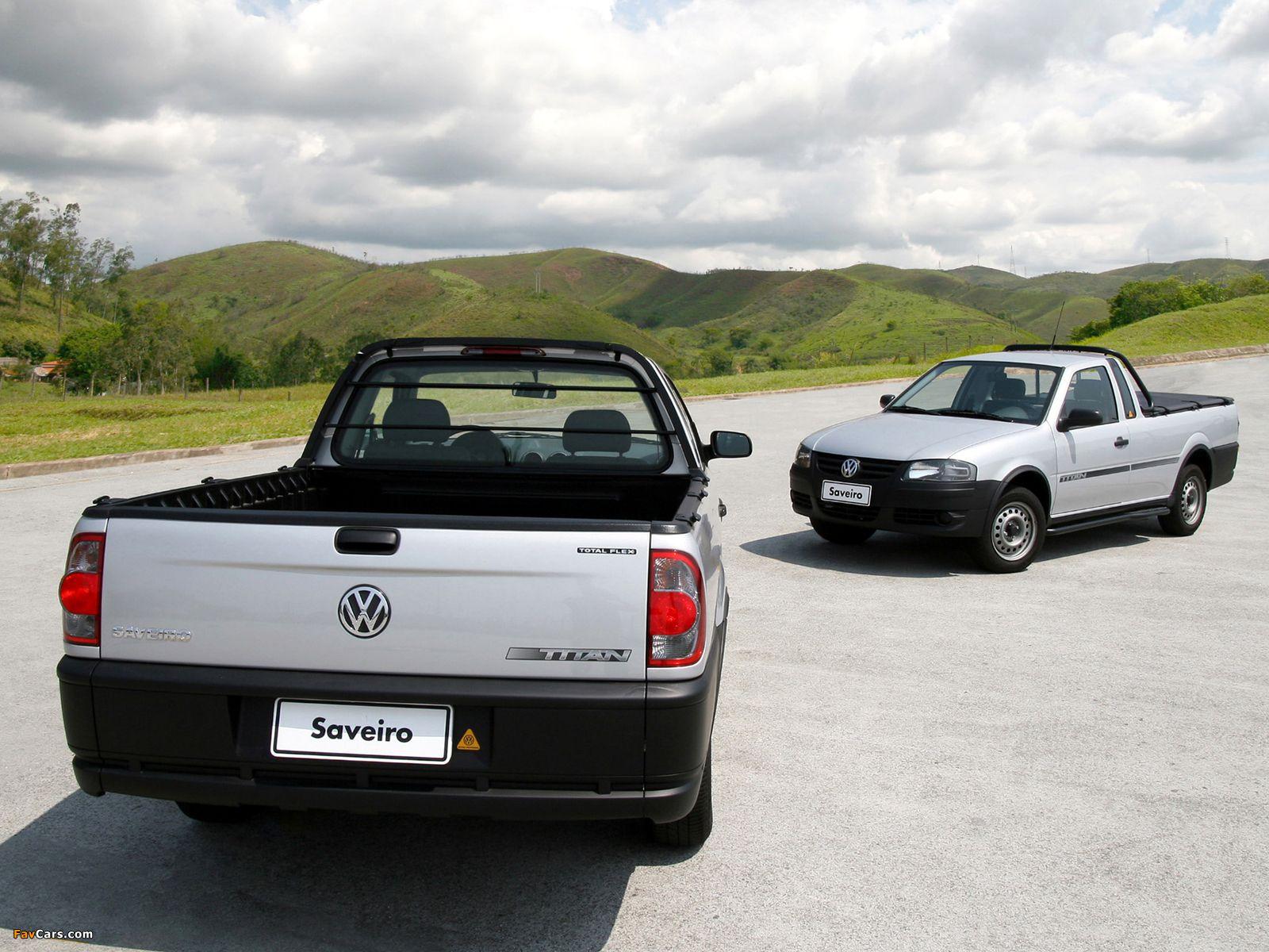 1600x1200 Hình nền Volkswagen Saveiro Titan (IV) 2008–09 (1600x1200)