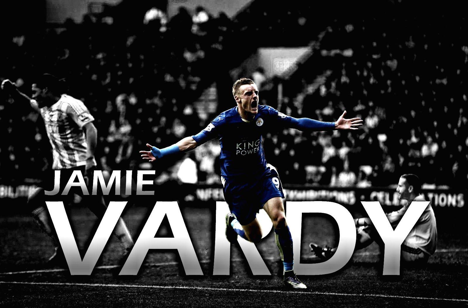 1600x1054 Awesome Football Wallpaper: Jamie Vardy, The New Hero For Leicester City