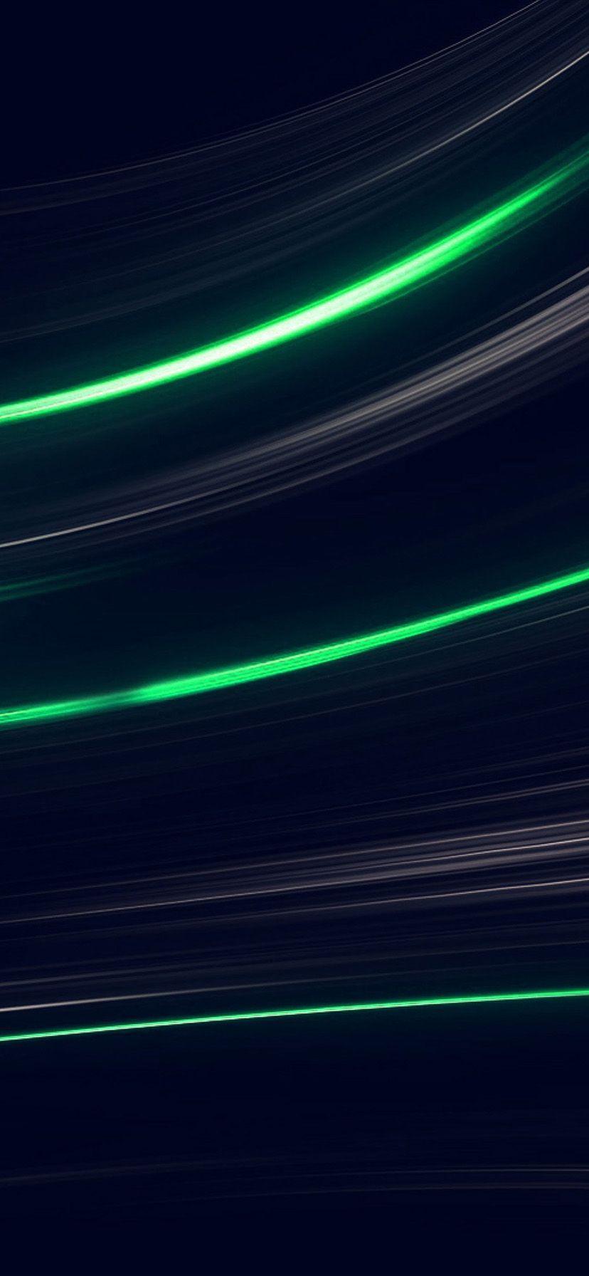 828x1792 Black And Green Abstract Wallpaper