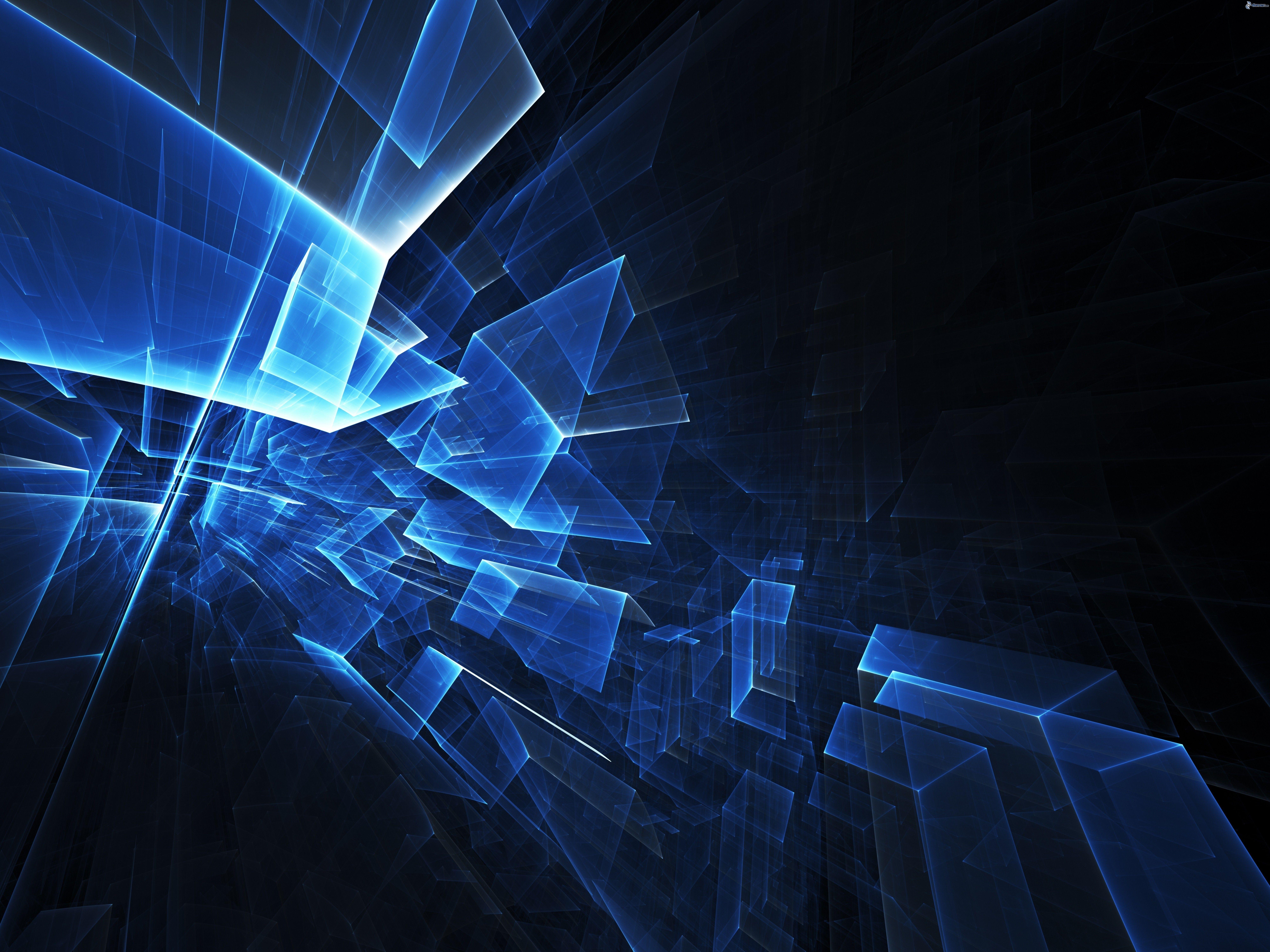 8000x6000 Blue 3D Abstract Desktop Background. Beautiful Widescreen Desktop Wallpaper, Desktop Wallpaper and Naruto Desktop Background
