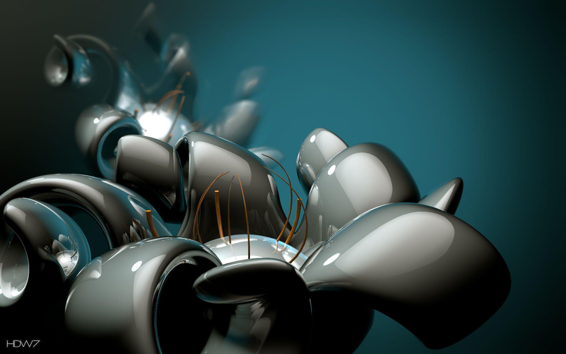 1920x1200 3D dark steampunk plastic abstract glossy black. HD wallpaper gallery