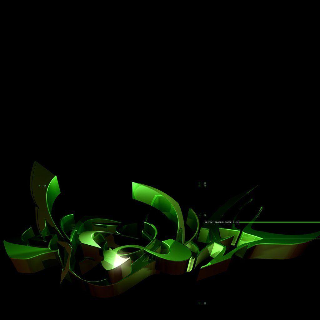 1024x1024 Dark Green Wallpaper
