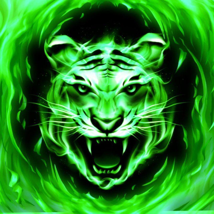 Green Tiger Wallpapers - Top Free Green Tiger Backgrounds - WallpaperAccess