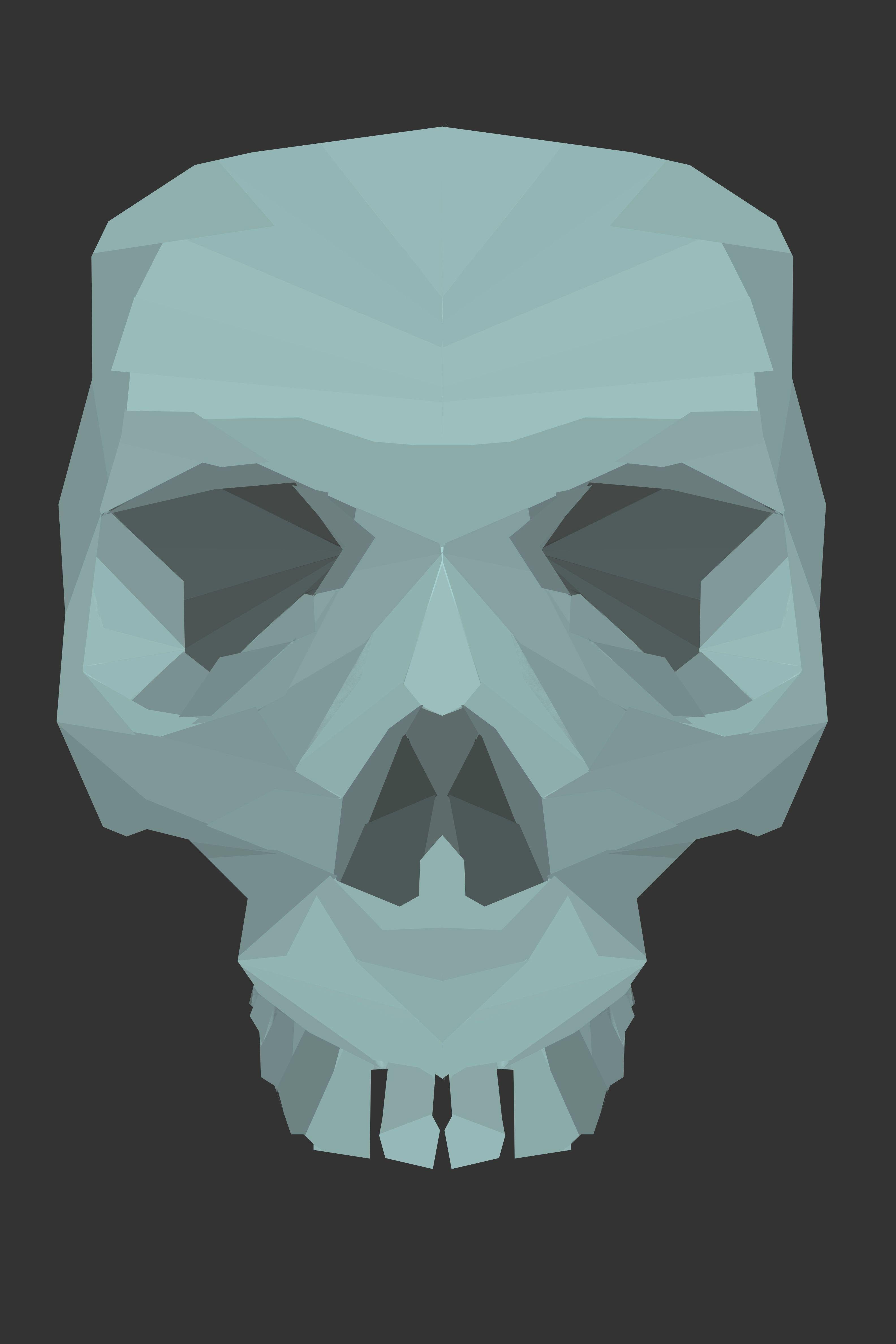 Polygon Skull Wallpapers - Top Free Polygon Skull Backgrounds ...