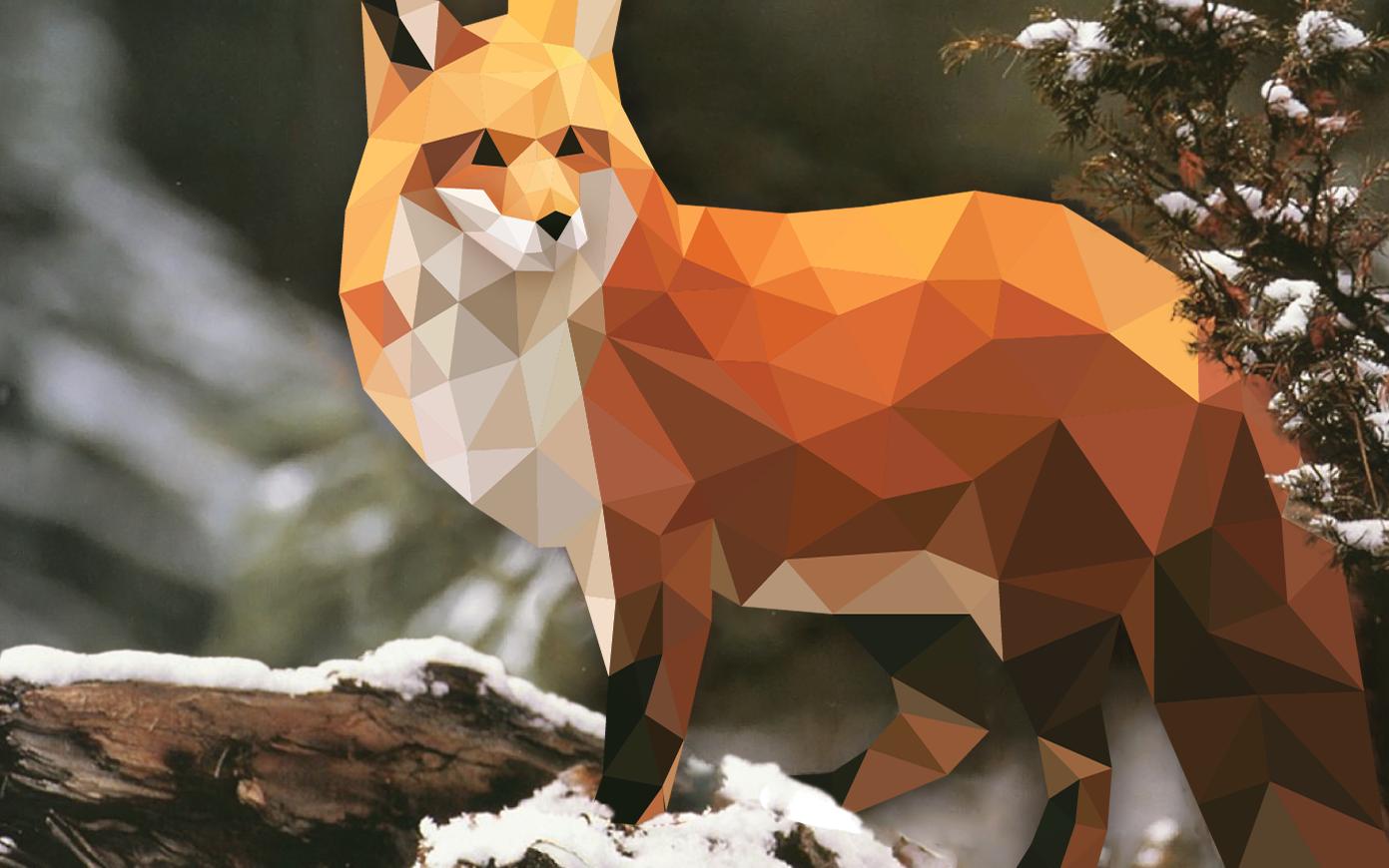 Polygon Fox Wallpapers - Top Free Polygon Fox Backgrounds - WallpaperAccess