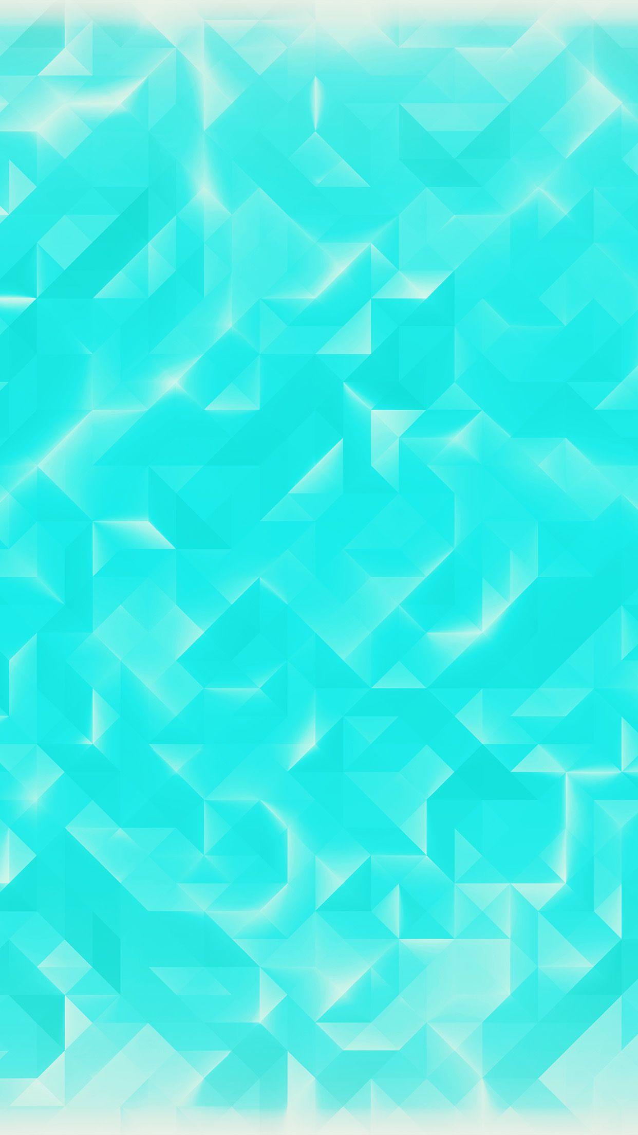 1242x2208 Blue Polygon Sky White Pattern