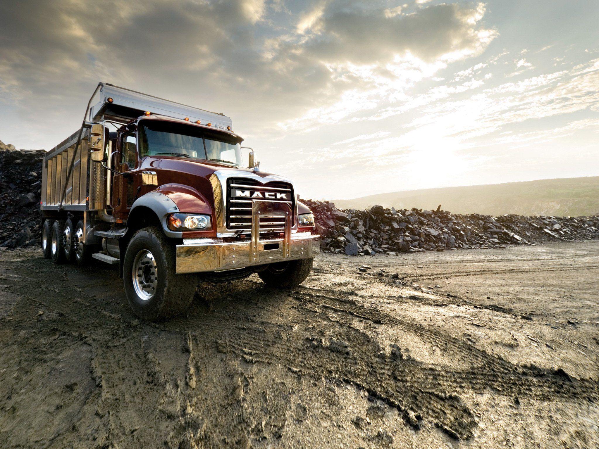 2048x1536 Mack Granite 6x4 Dump Truck semi tractor construction dumptruck wallpaperx1536