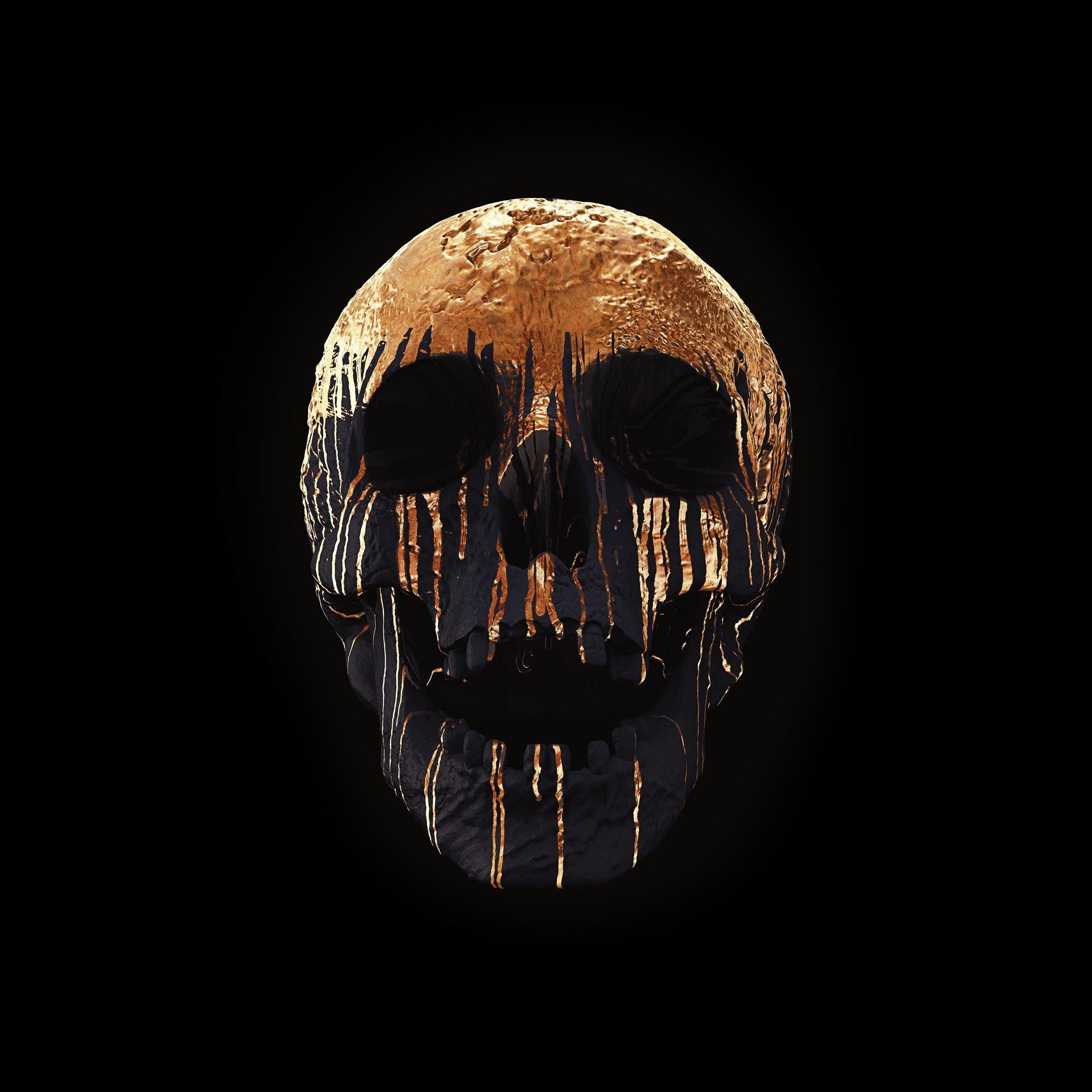 Gold Skull Wallpapers - Top Free Gold Skull Backgrounds - WallpaperAccess