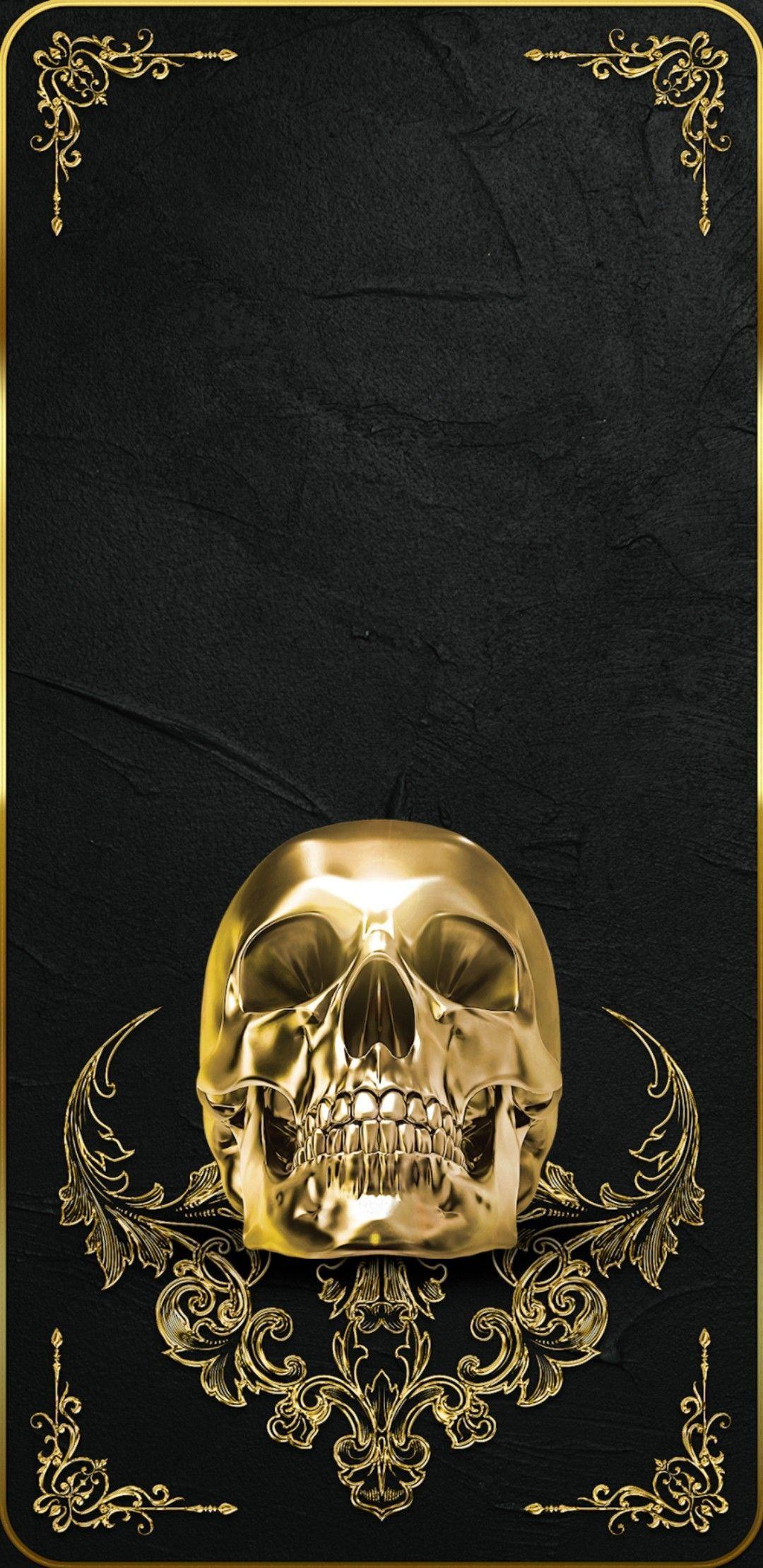 Golden Skull Wallpapers - Top Free Golden Skull Backgrounds