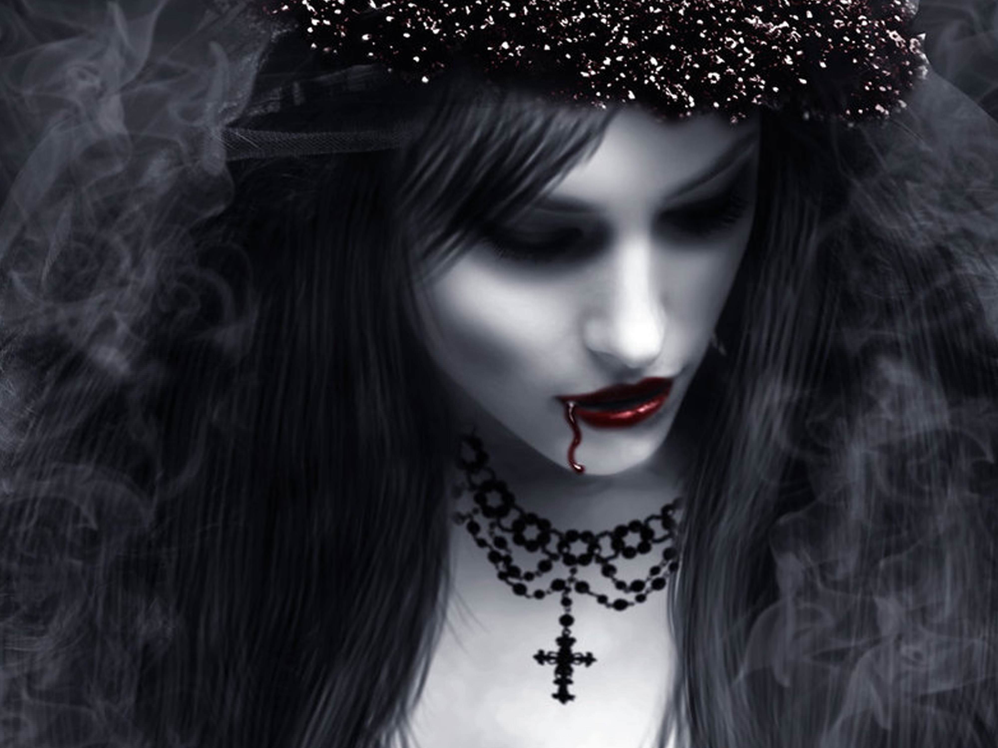 4000x3000 Goth Girl Wallpaper