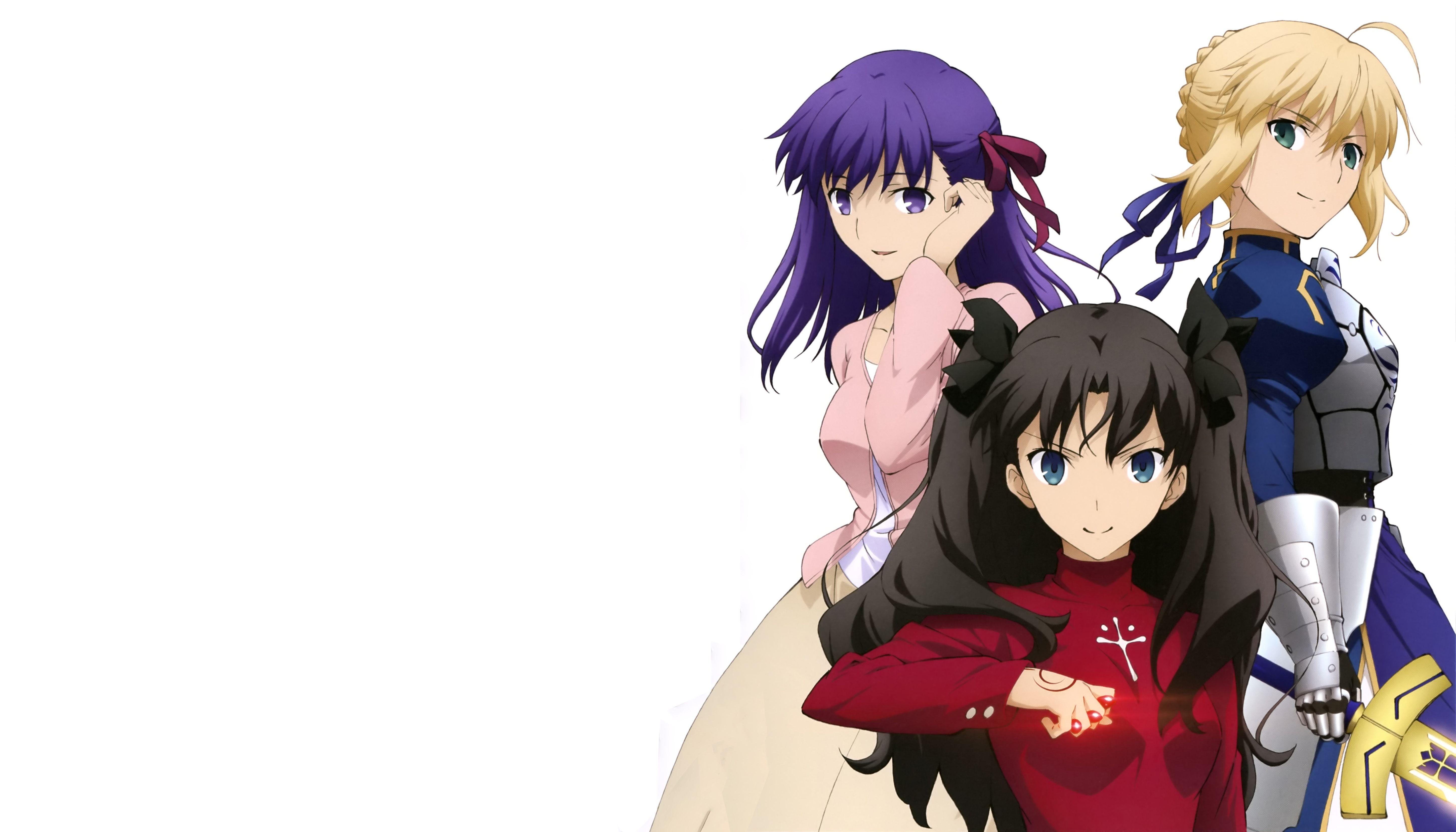 5789x3310 Rin Tohsaka Saber Fate Series Sakura Matou Wallpaper:5789x3310
