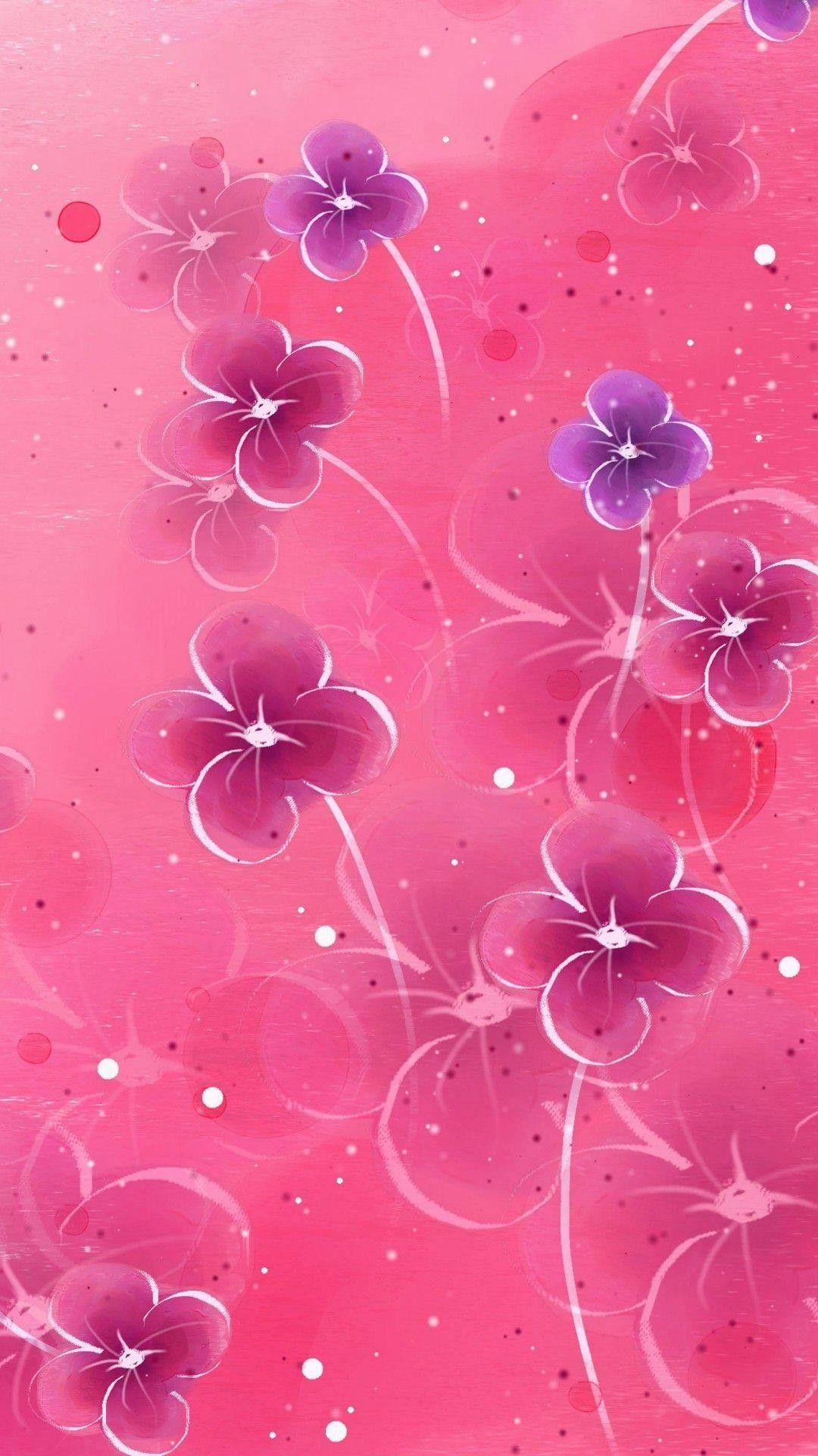 1080x1920 IPhone Pink Wallpaper Background