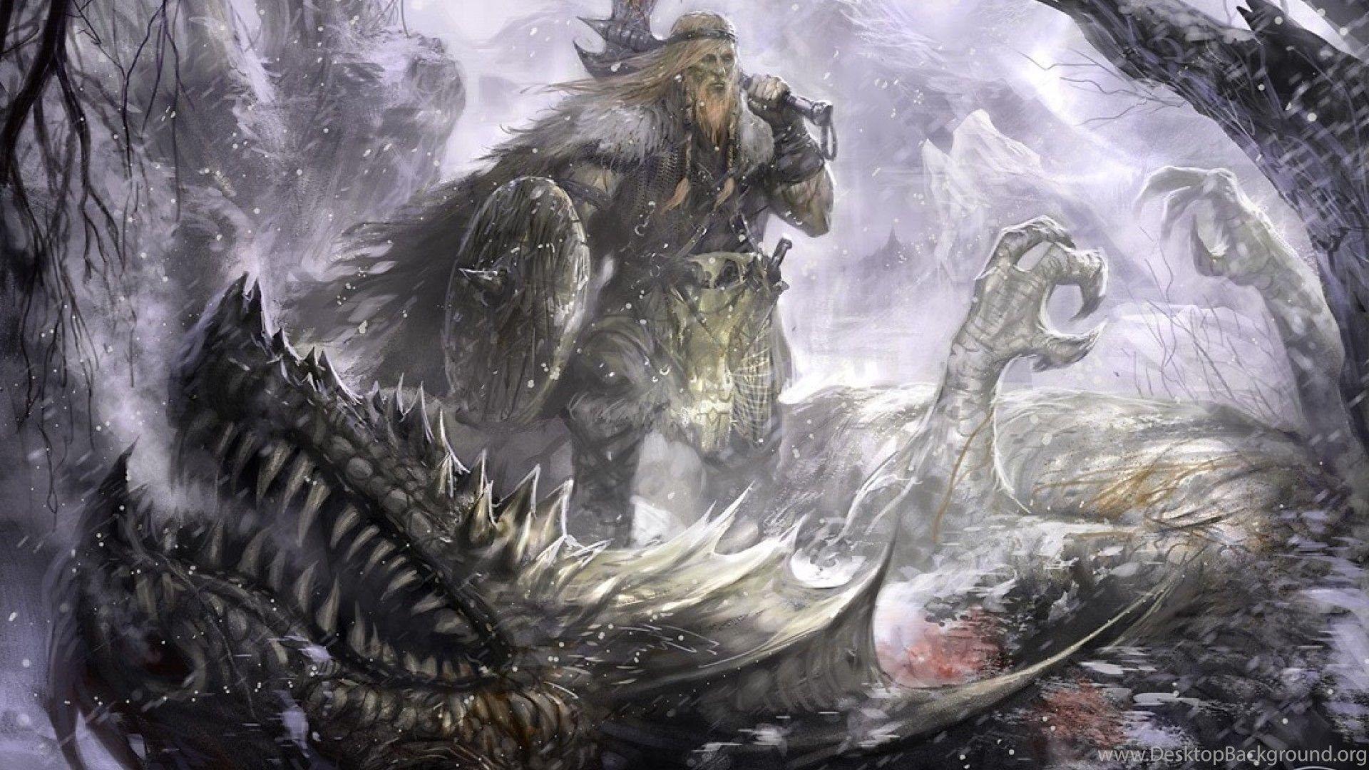 1920x1080 Wallpaper Sentimental Circus Dragons Vikings Fantasy Art Concept