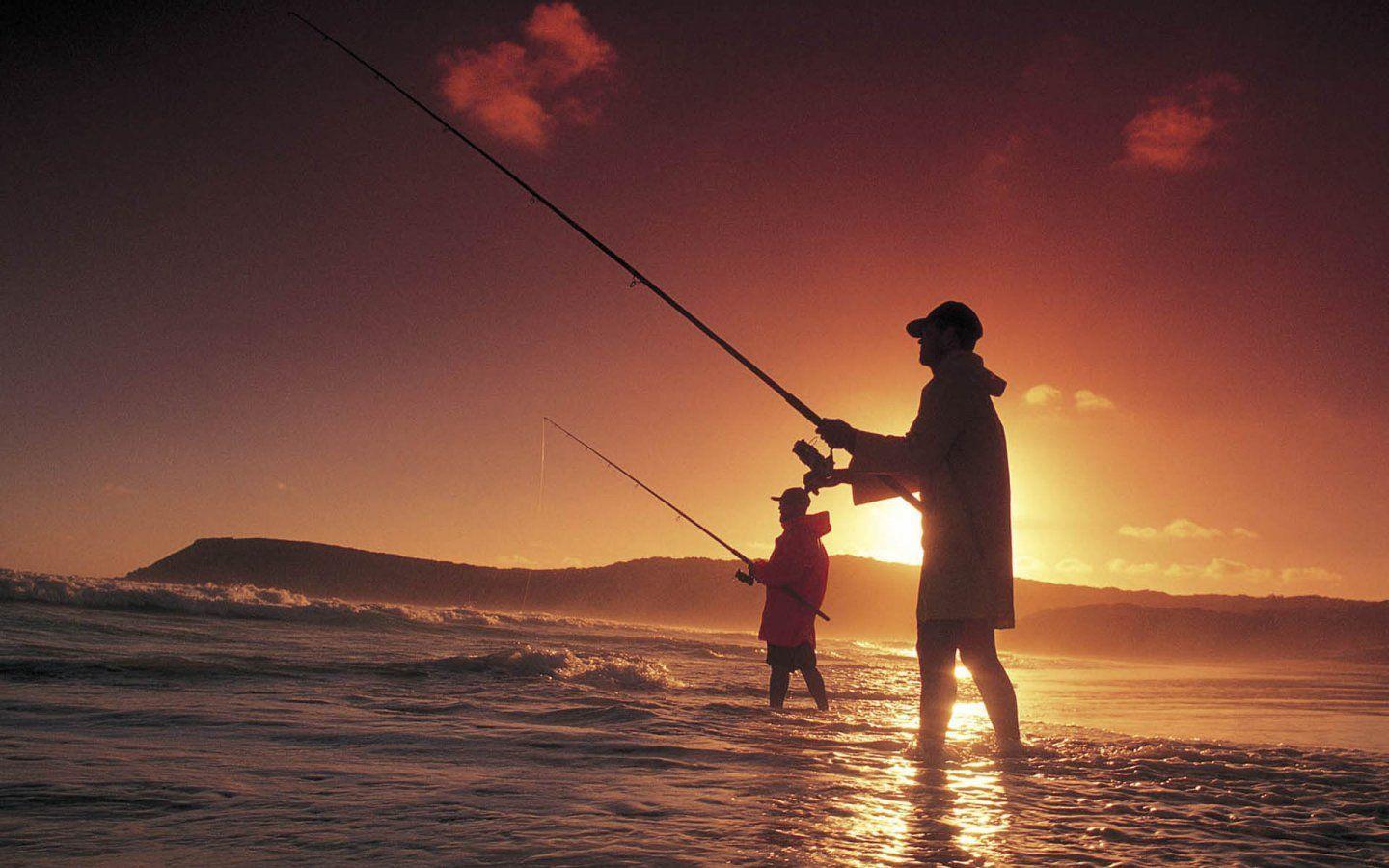 1440x900 Kangaroo Island Fishing Wallpaper HD Background
