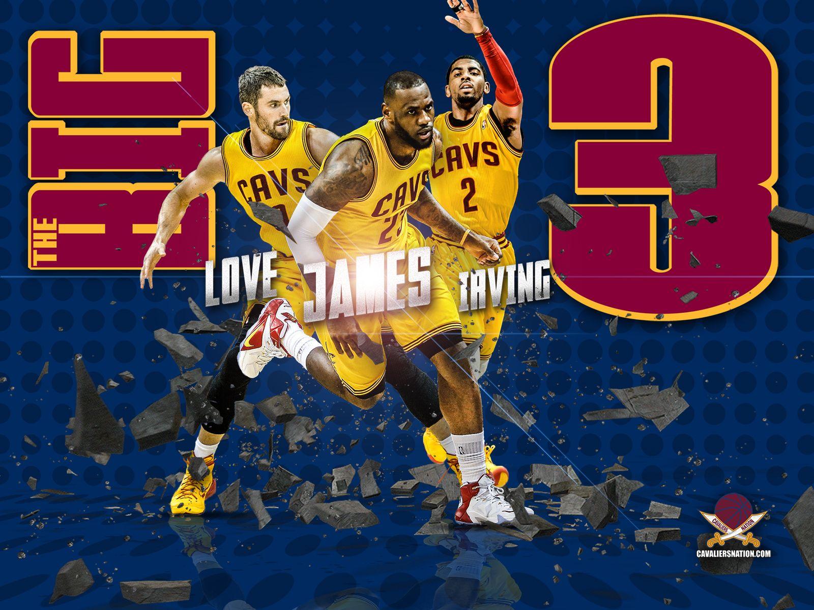 1600x1200 Cleveland Cavaliers Big 3 Wallpaper