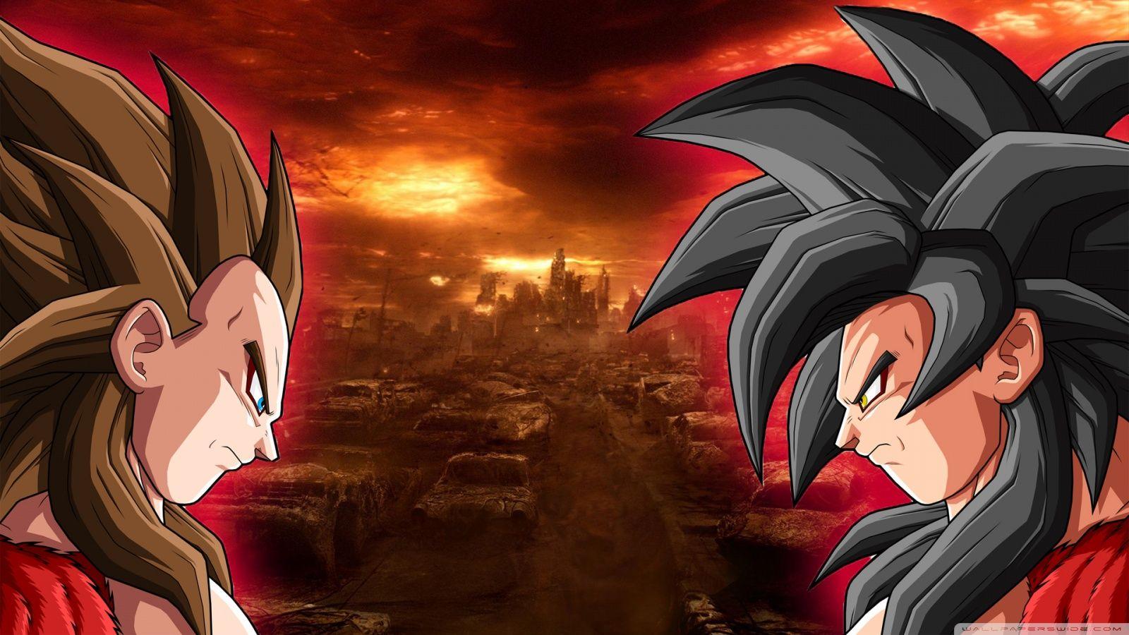 1600x900 DBZ SS4 Goku vs Vegeta Ultra HD Desktop Background Wallpaper for 4K UHD TV : Widescreen & UltraWide Desktop & Laptop : Tablet