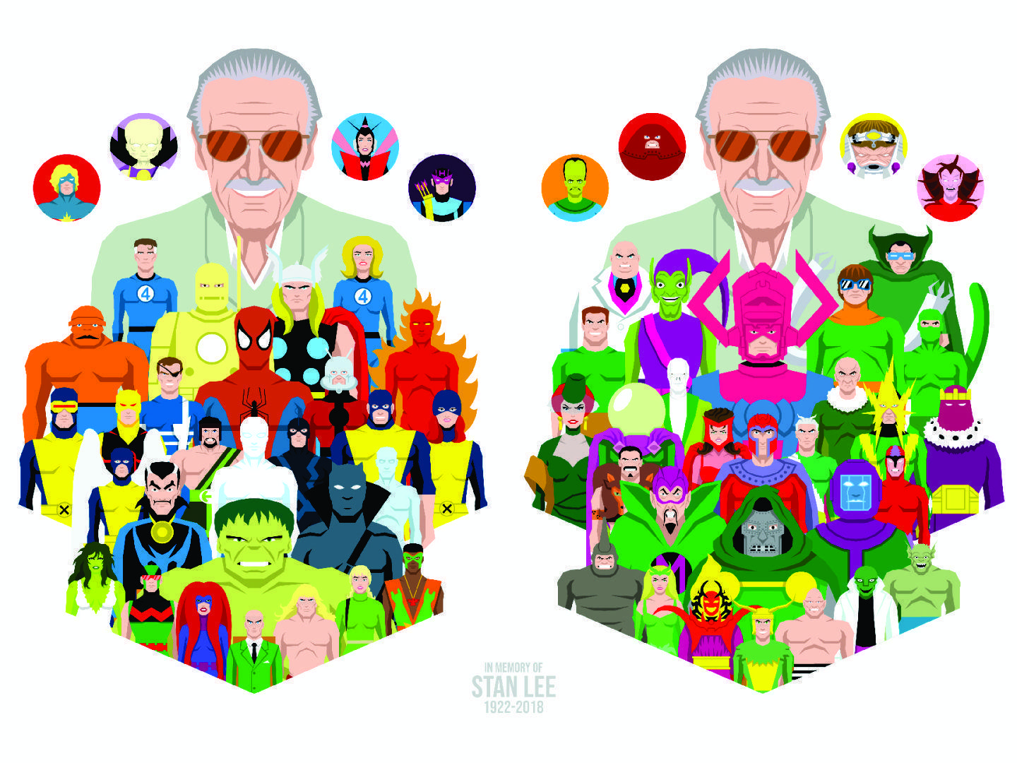 1440x1080 Stan Lee: Heroes and Villains [1440X1080]. Funny image, Villain, Funny gif