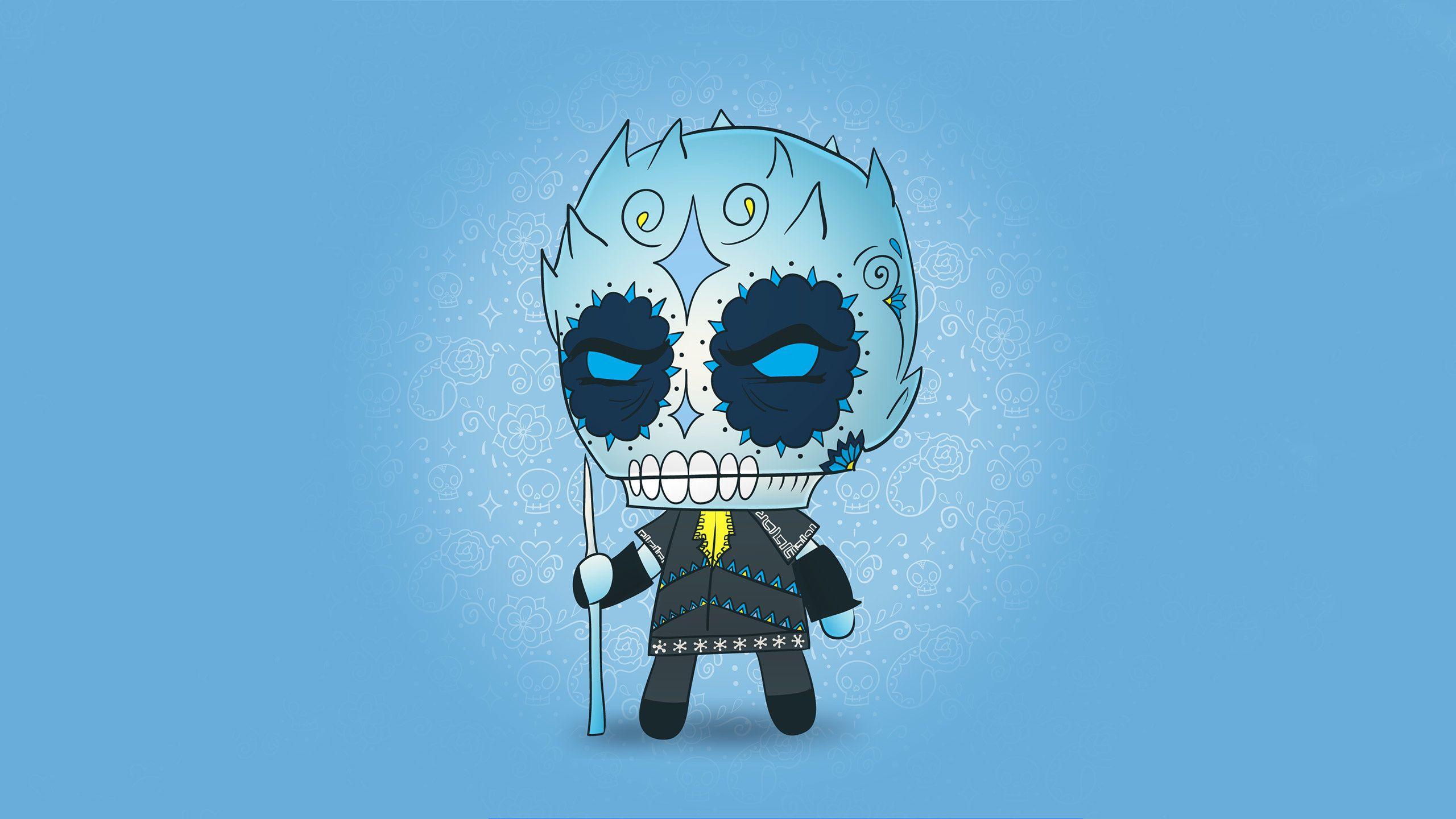 2560x1440 Download 2560x1600 wallpaper white walker, game of thrones, cartoon, minimalism, dual wide, widescreen 16: widescreen, 2560x1600 HD image, background, 251