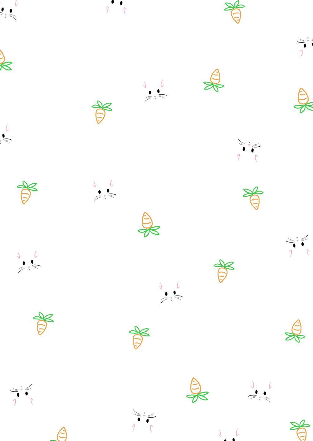 1024x1443 Bunny And Carrot Background